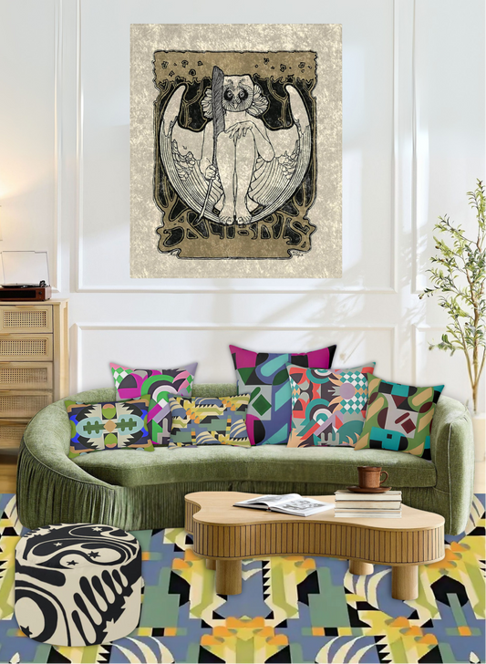 How Asymmetry & Abstraction Bring Maximalist Interiors to Life