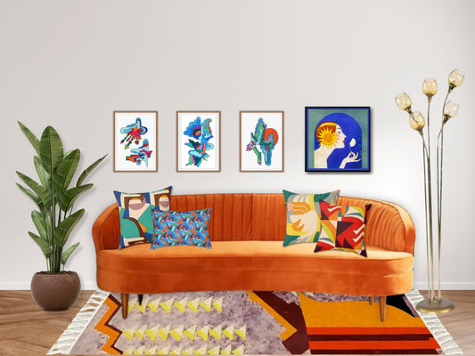 Eclectic Maximalism - Liberate Your Living Spaces with Bold Colors and Pattern Play - POP DECO