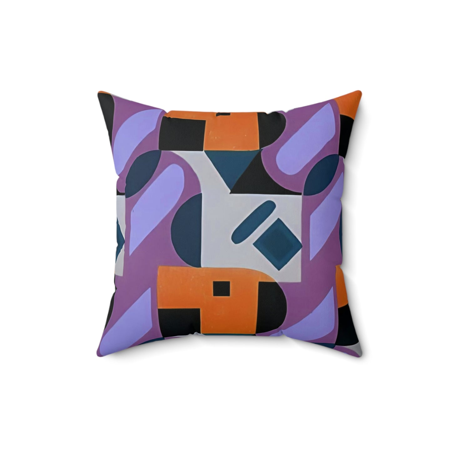 Kaleidoscope Reimagined Abstract Art Deco Throw Pillow | Colorful Eclectic Maximalist Cushion