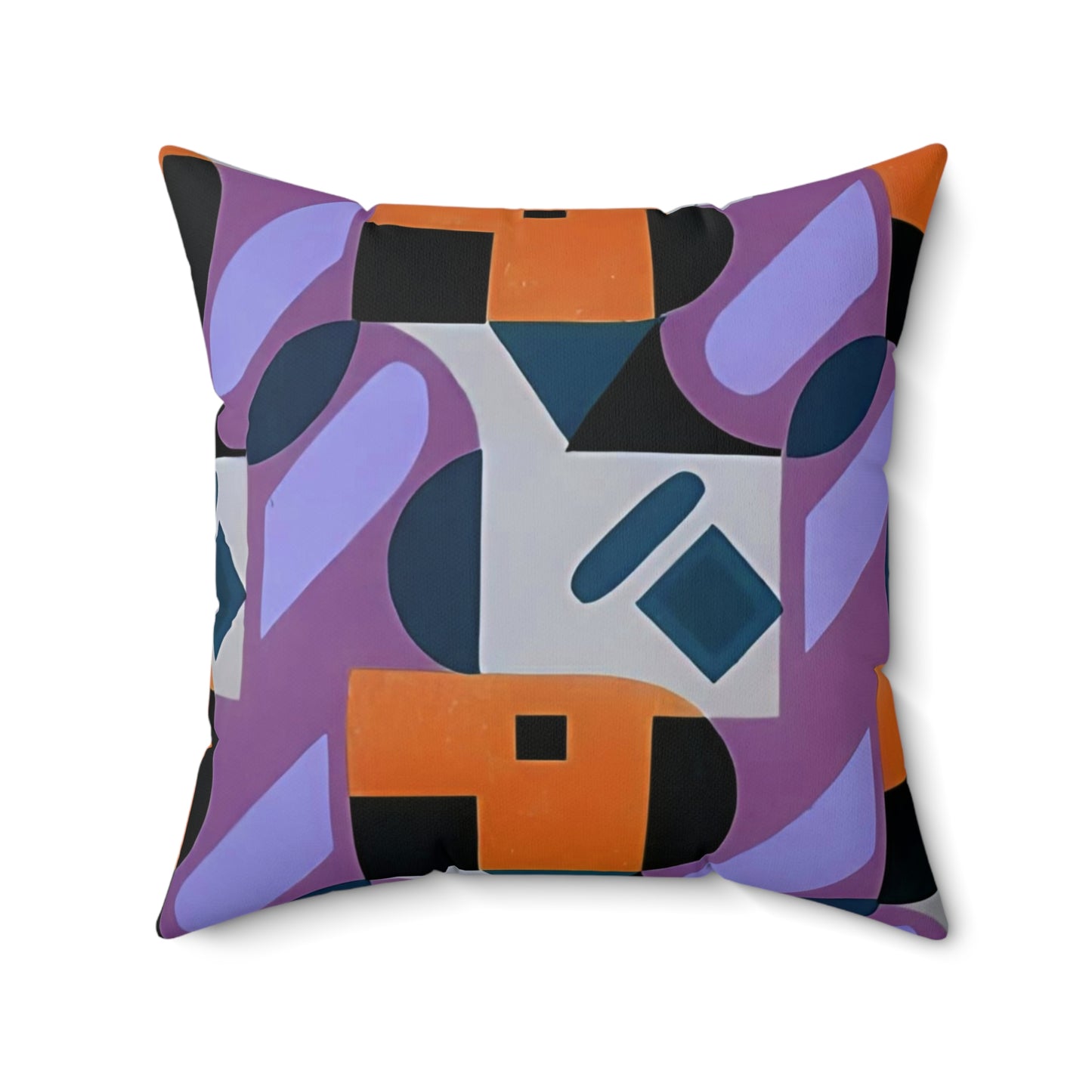 Kaleidoscope Reimagined Abstract Art Deco Throw Pillow | Colorful Eclectic Maximalist Cushion