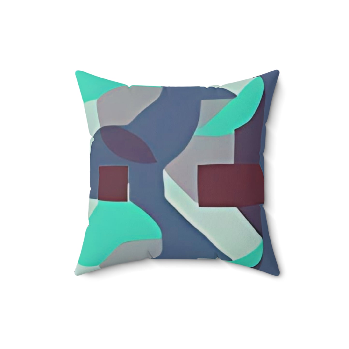 Kaleidoscope Reimagined Abstract Art Deco Throw Pillow | Colorful Eclectic Maximalist Cushion