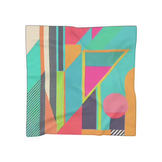 Colorful Art Deco Bandana Abstract Geometric Headscarves