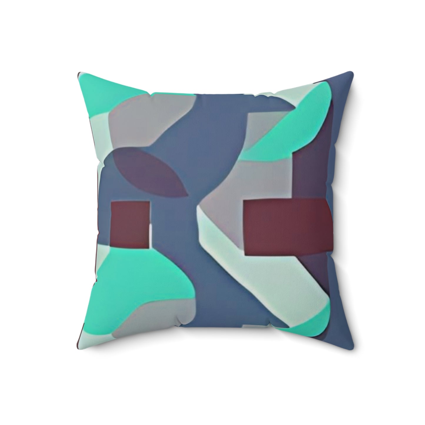 Kaleidoscope Reimagined Abstract Art Deco Throw Pillow | Colorful Eclectic Maximalist Cushion