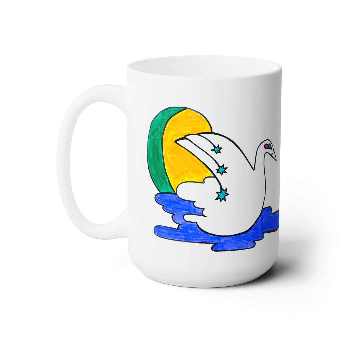 Swans - Ceramic Mug 15oz