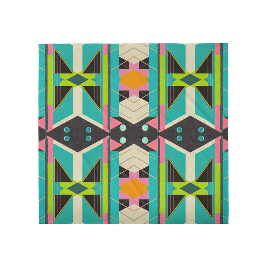 Geometric Pop Art Deco Abstract Boho Head Scarf