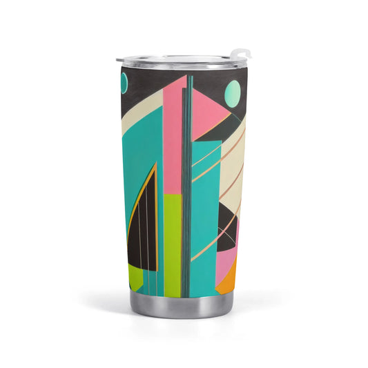 Pop Art Deco Geometric All Over Print To Mug Car Tumbler 20oz