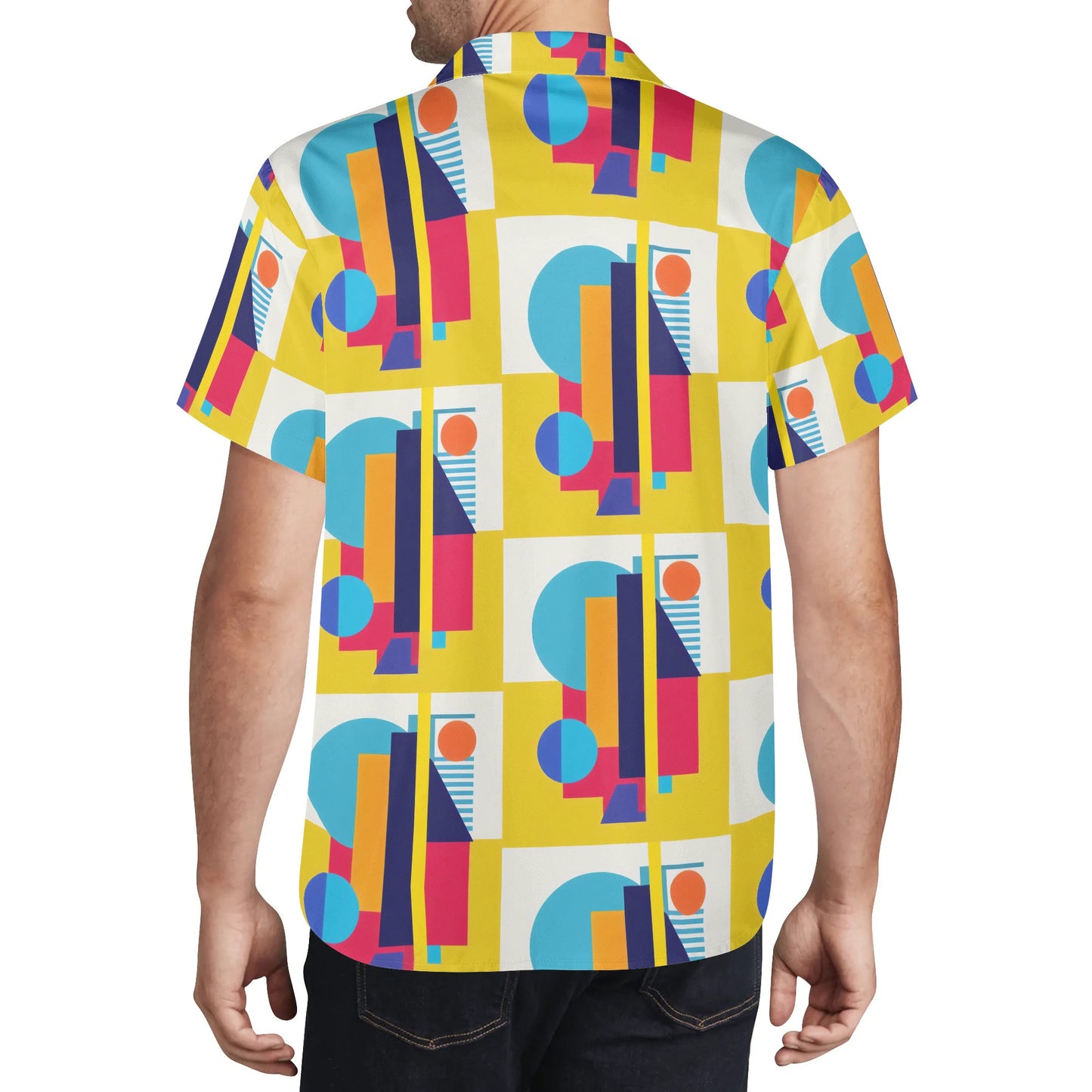 Mens All Over Print Casual Hawaiian Shirt