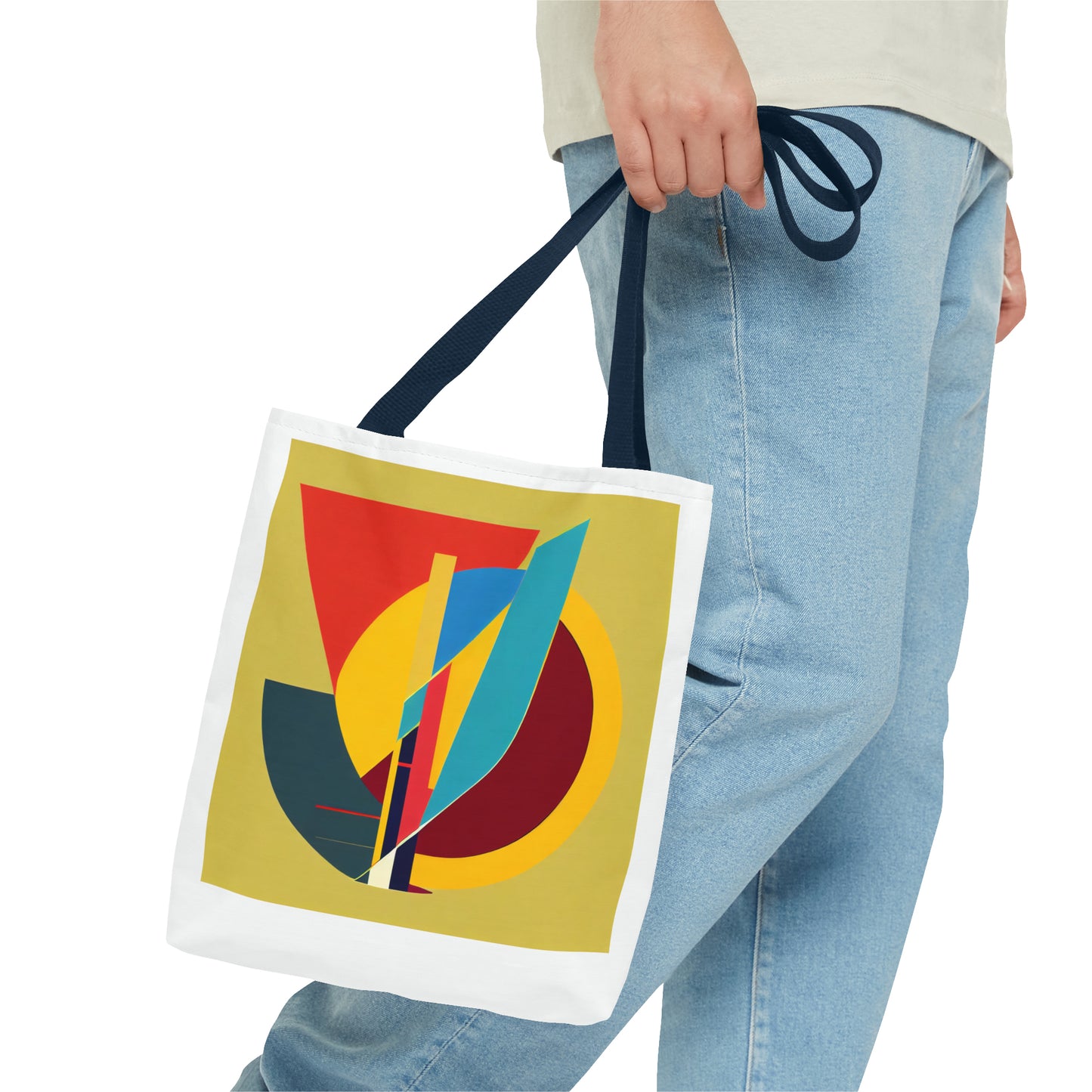 Pop Deco Colorful Geometric Tote Bag