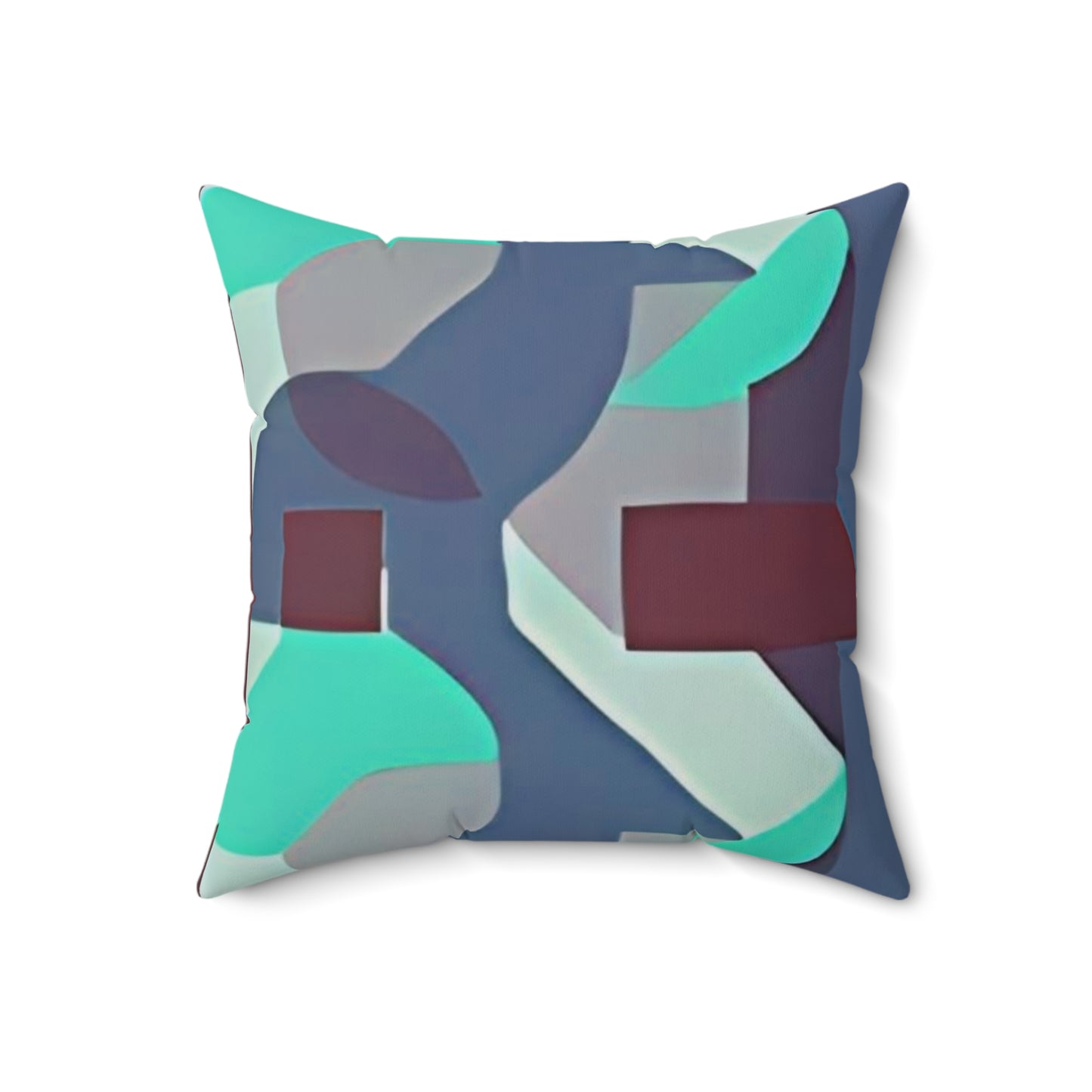 Kaleidoscope Reimagined Abstract Art Deco Throw Pillow | Colorful Eclectic Maximalist Cushion