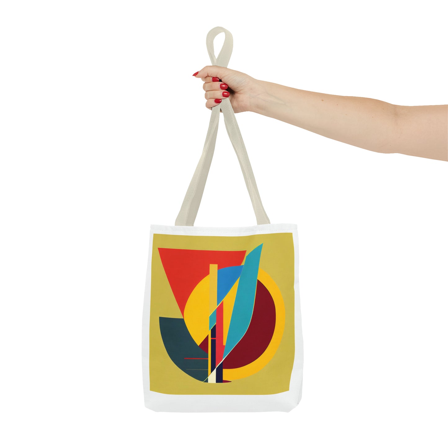 Pop Deco Colorful Geometric Tote Bag