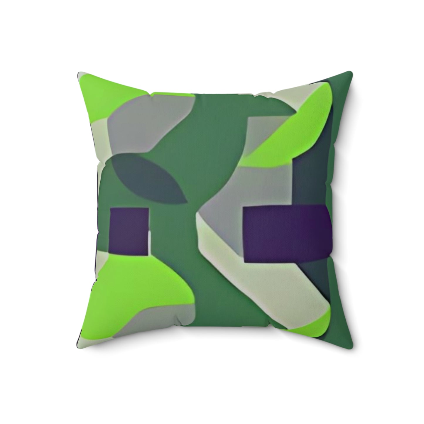 Kaleidoscope Reimagined Abstract Art Deco Throw Pillow | Colorful Eclectic Maximalist Cushion