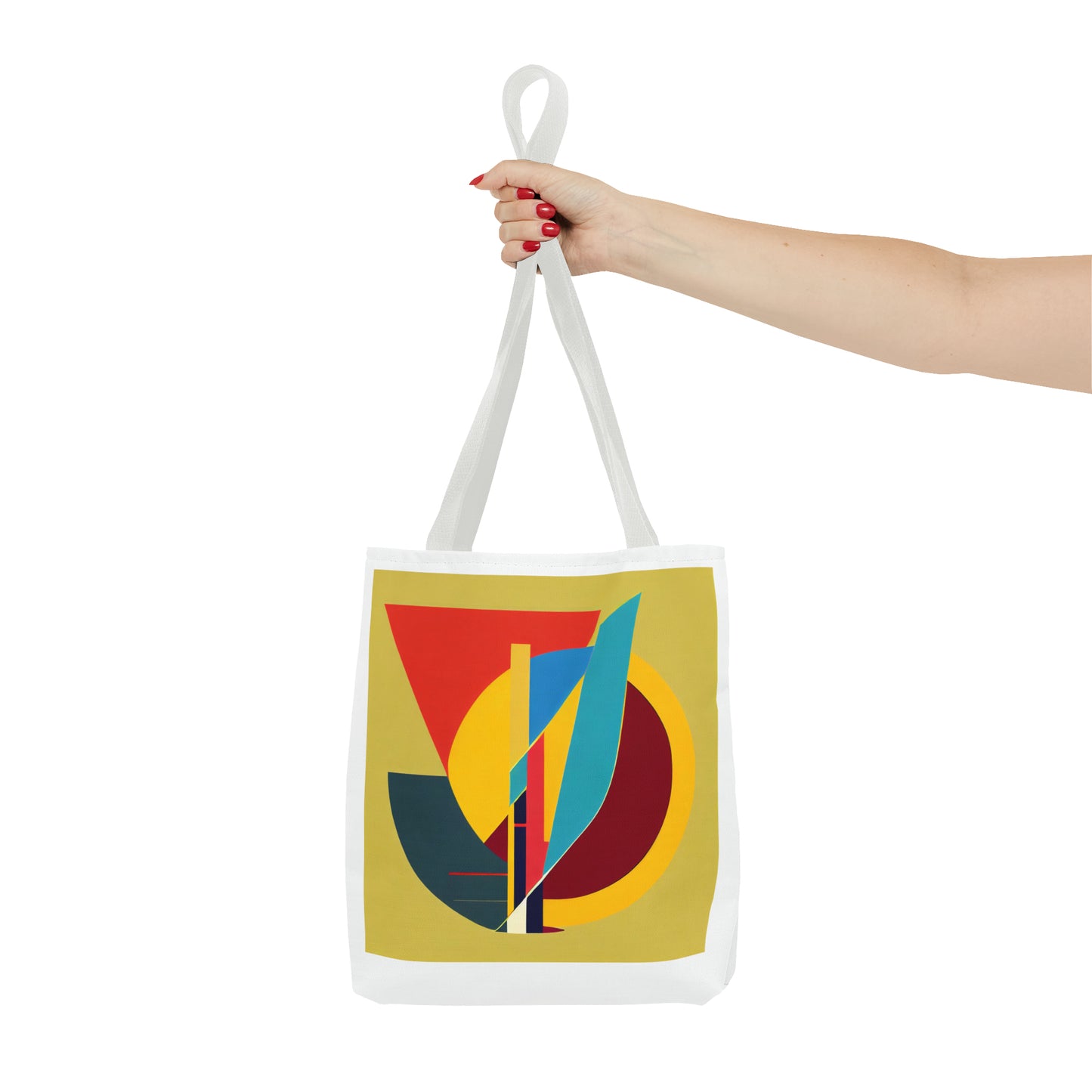 Pop Deco Colorful Geometric Tote Bag