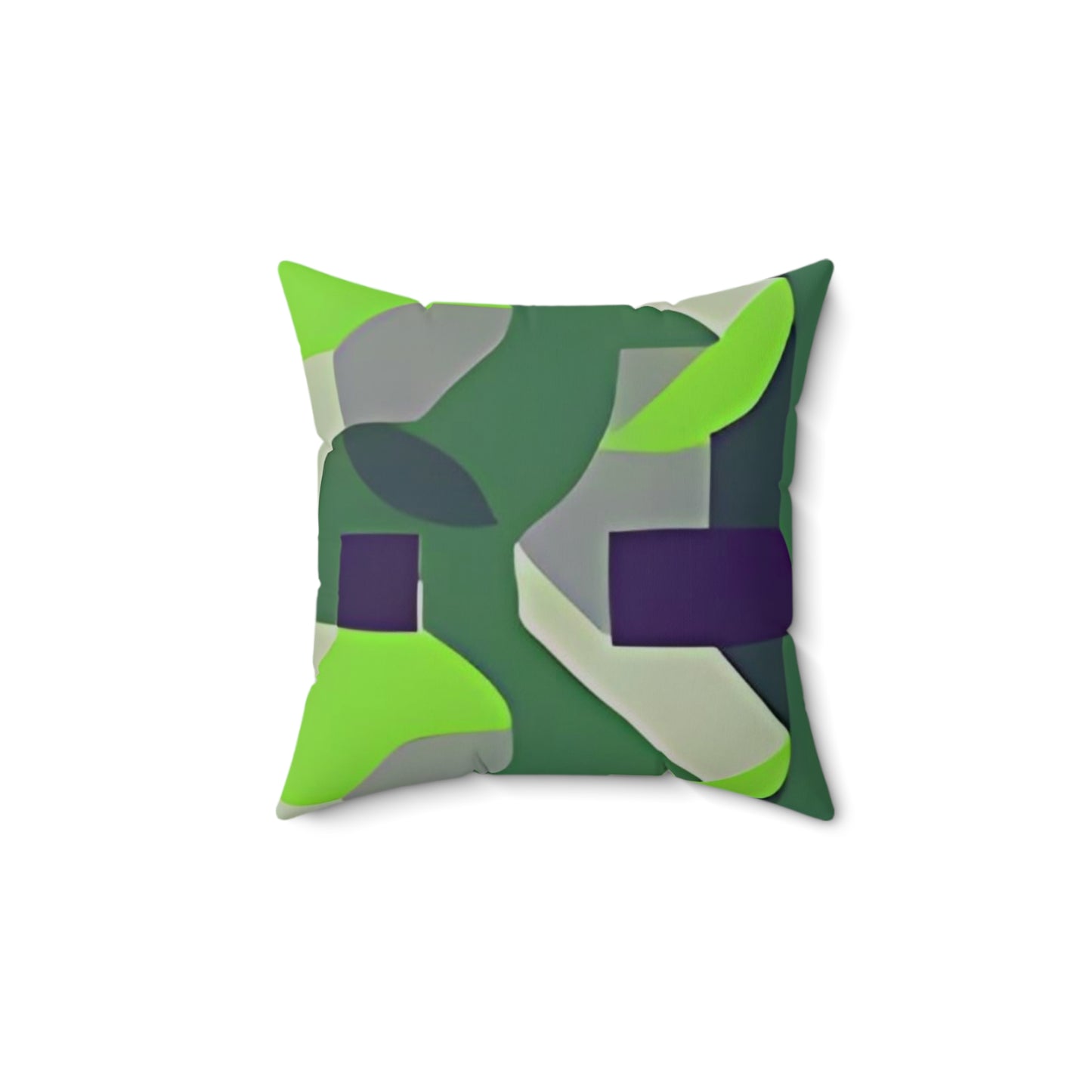 Kaleidoscope Reimagined Abstract Art Deco Throw Pillow | Colorful Eclectic Maximalist Cushion