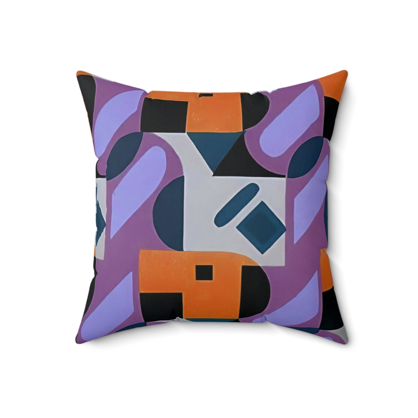 Kaleidoscope Reimagined Abstract Art Deco Throw Pillow | Colorful Eclectic Maximalist Cushion