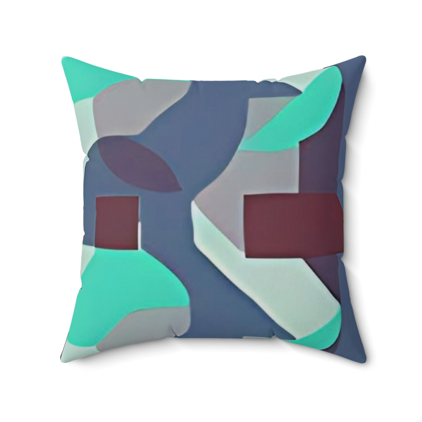 Kaleidoscope Reimagined Abstract Art Deco Throw Pillow | Colorful Eclectic Maximalist Cushion