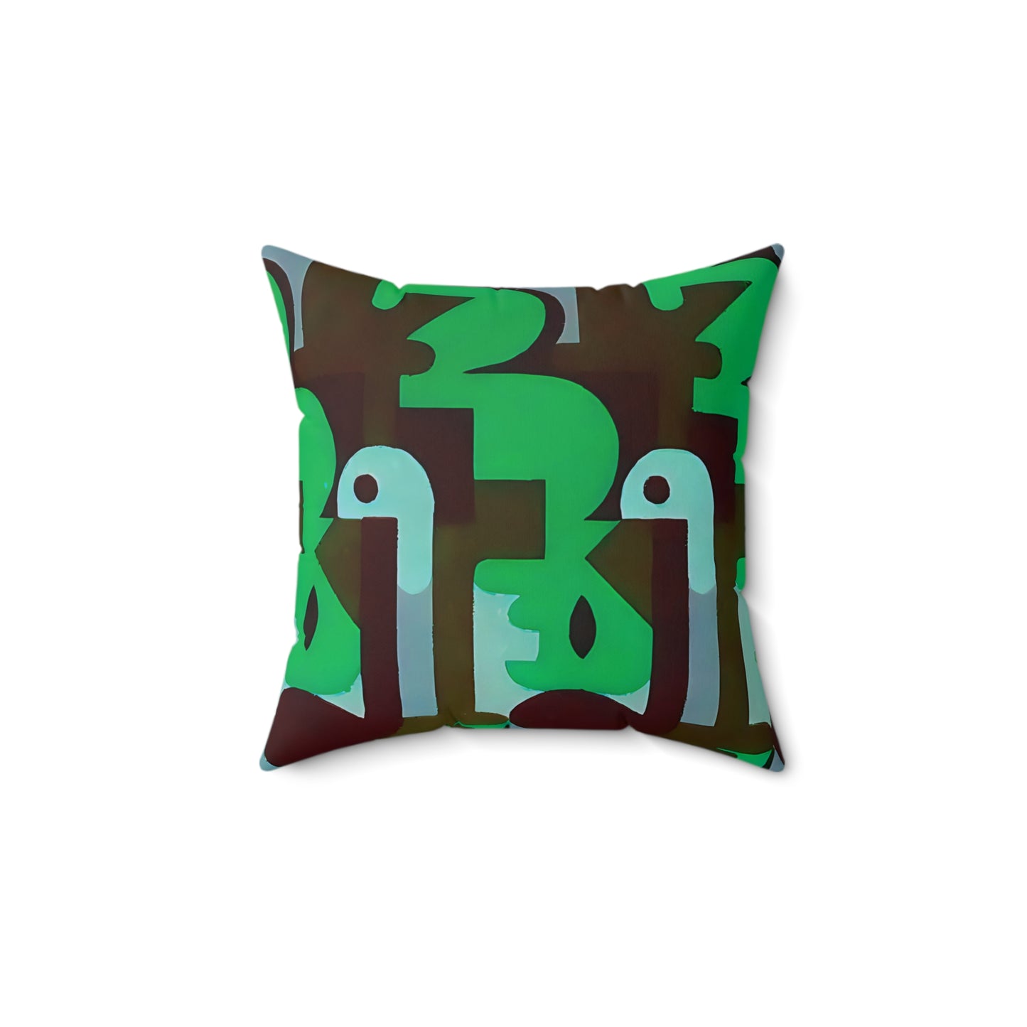 Kaleidoscope Reimagined Abstract Art Deco Throw Pillow | Colorful Eclectic Maximalist Cushion