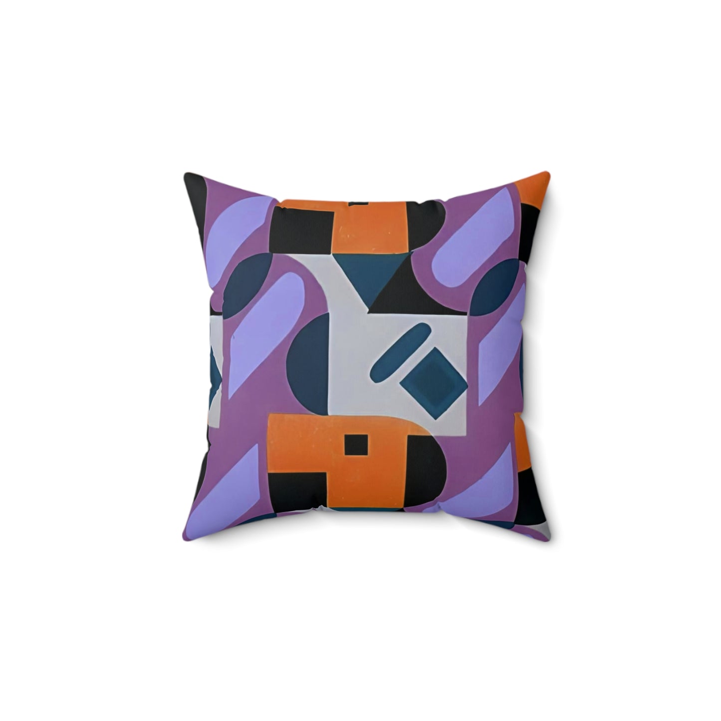 Kaleidoscope Reimagined Abstract Art Deco Throw Pillow | Colorful Eclectic Maximalist Cushion