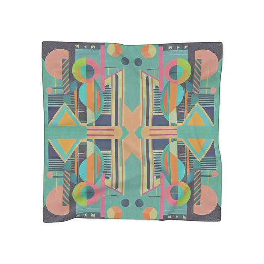 Maximalist Art Deco Headscarf Abstract Geometric Bandana