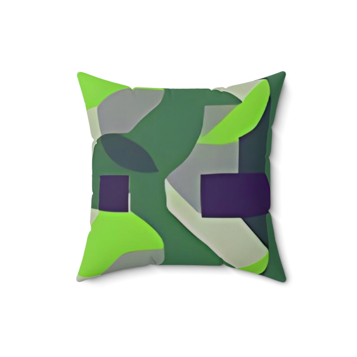 Kaleidoscope Reimagined Abstract Art Deco Throw Pillow | Colorful Eclectic Maximalist Cushion