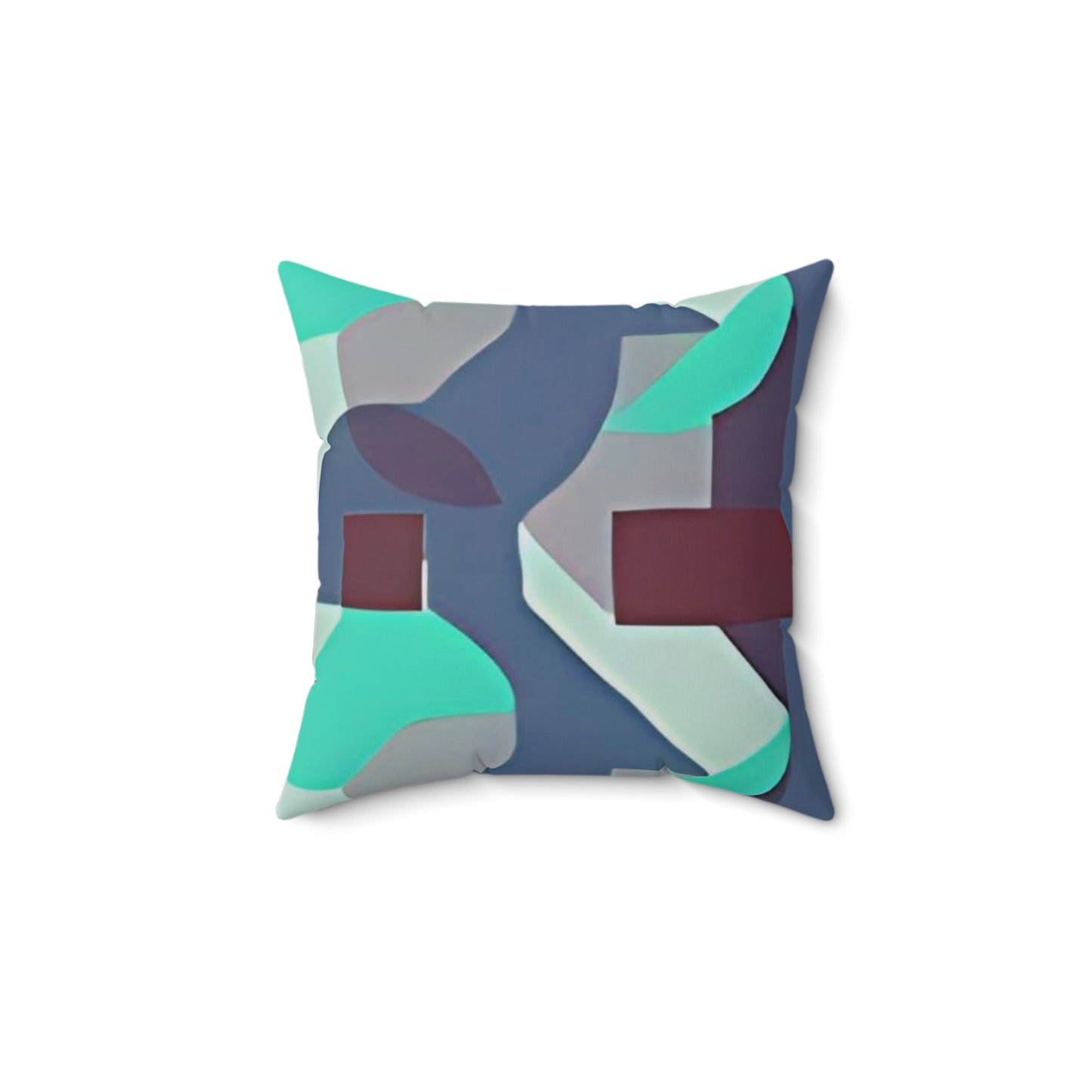 Kaleidoscope Reimagined Abstract Art Deco Throw Pillow | Colorful Eclectic Maximalist Cushion