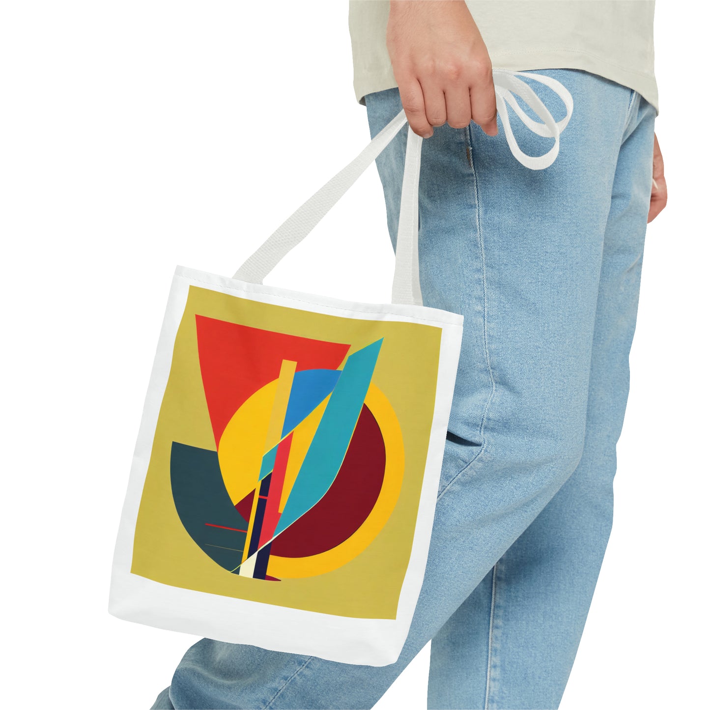 Pop Deco Colorful Geometric Tote Bag