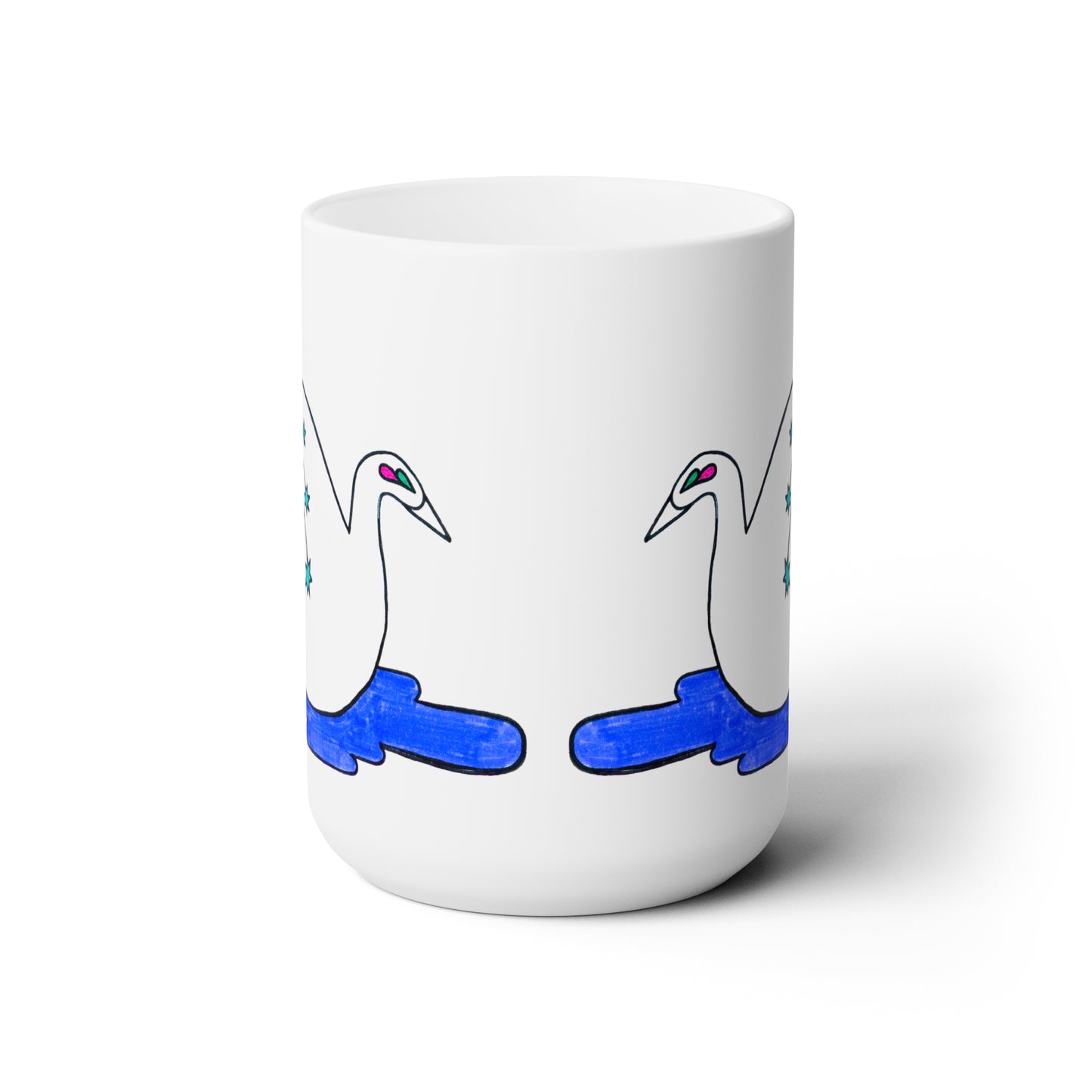 Swans - Ceramic Mug 15oz