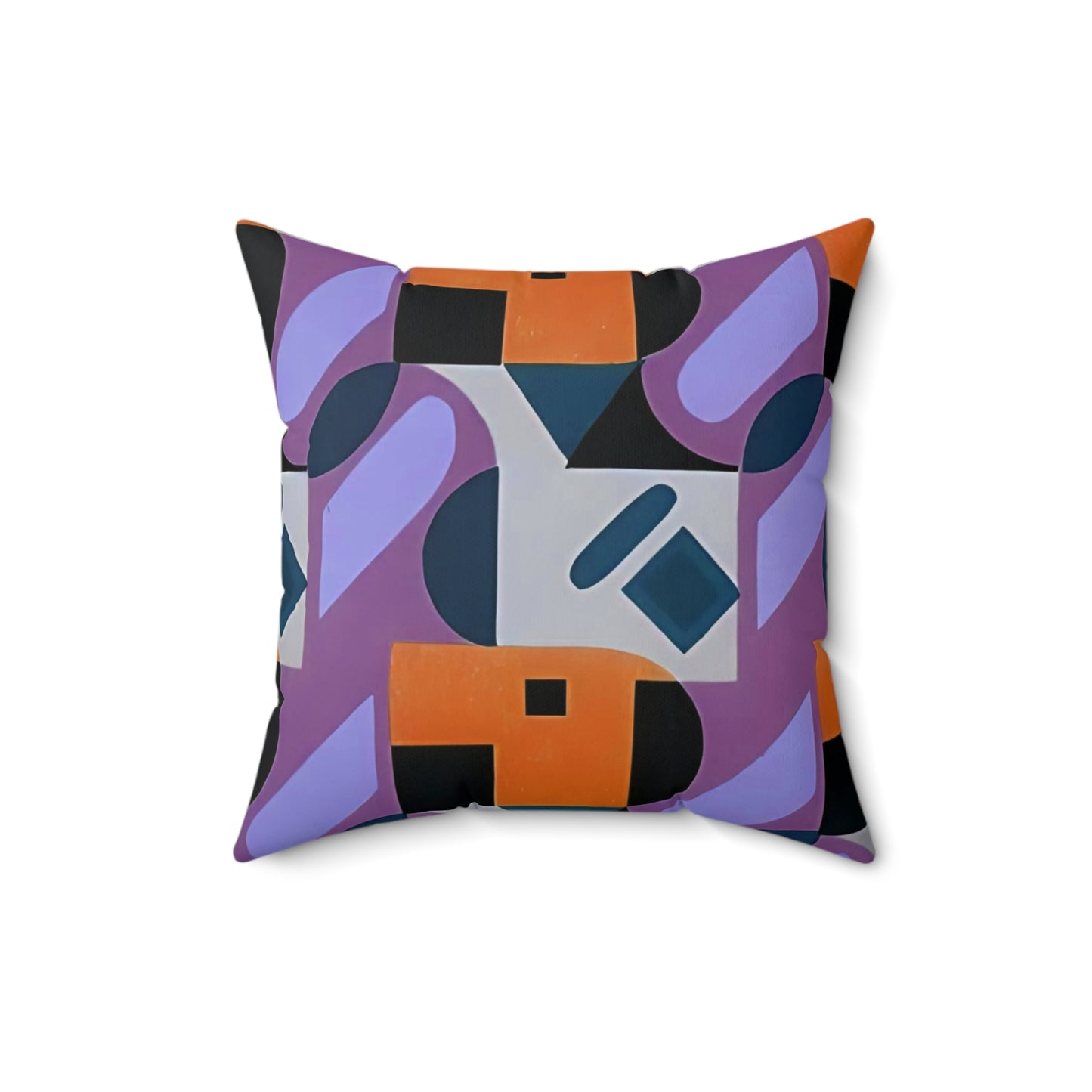 Kaleidoscope Reimagined Abstract Art Deco Throw Pillow | Colorful Eclectic Maximalist Cushion