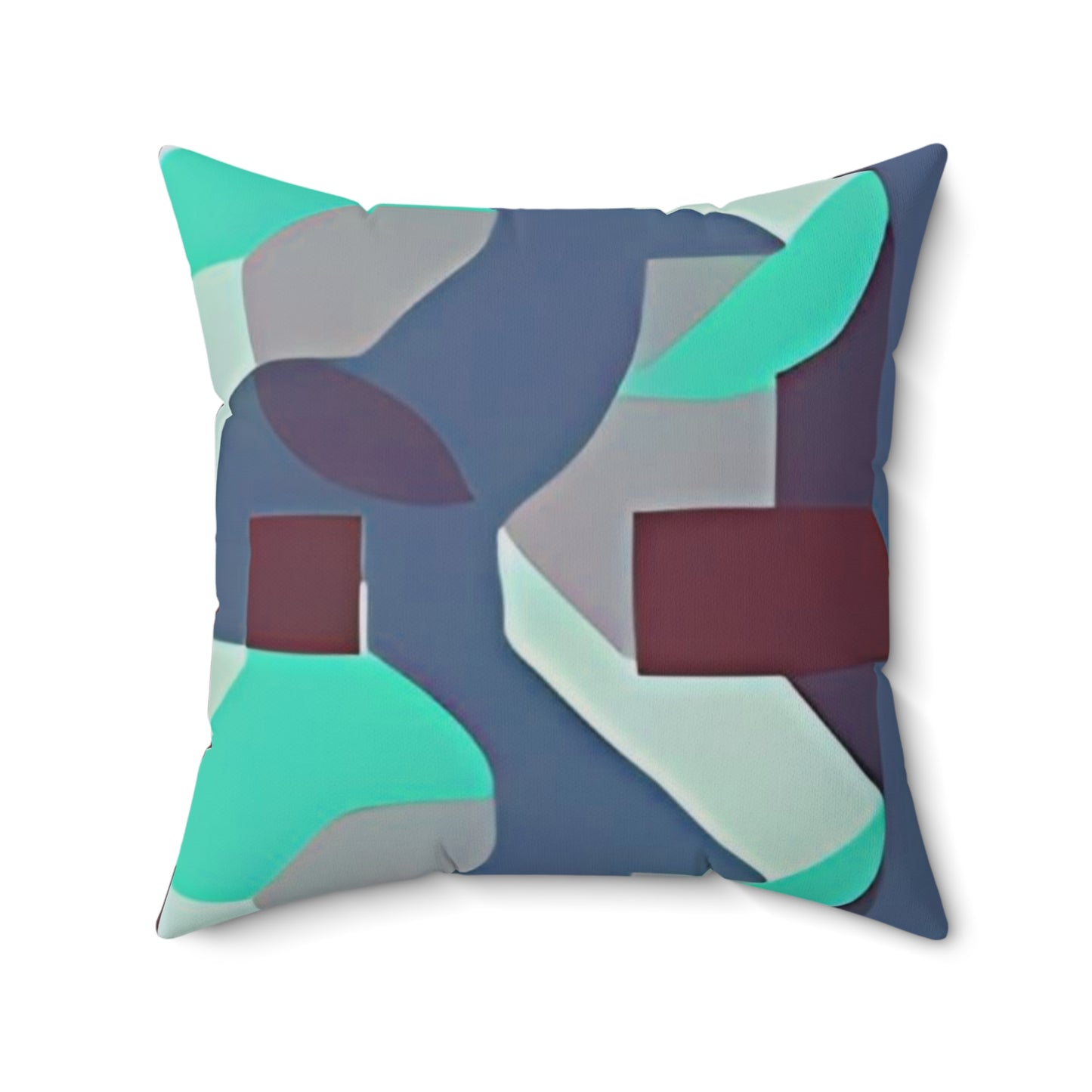 Kaleidoscope Reimagined Abstract Art Deco Throw Pillow | Colorful Eclectic Maximalist Cushion