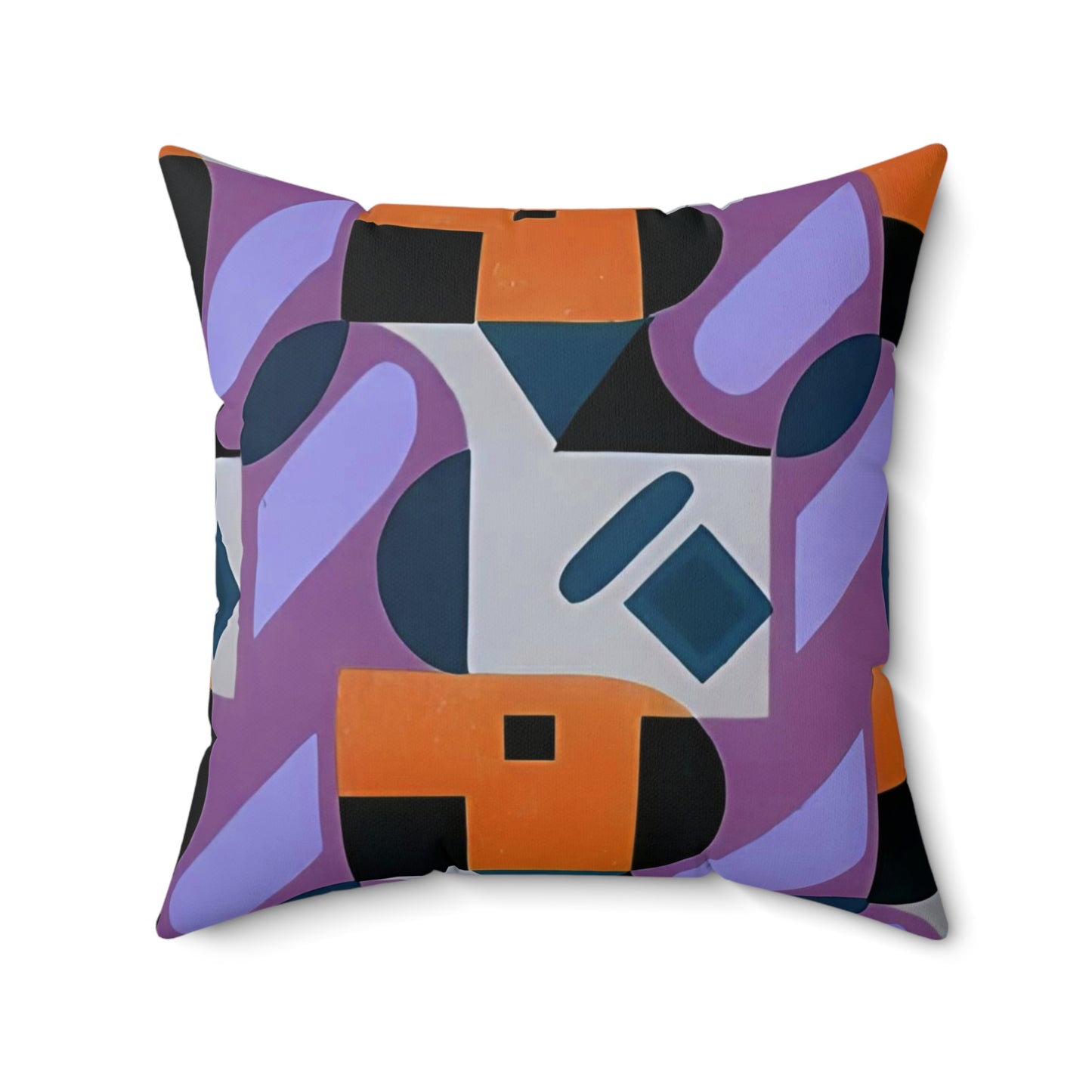 Kaleidoscope Reimagined Abstract Art Deco Throw Pillow | Colorful Eclectic Maximalist Cushion