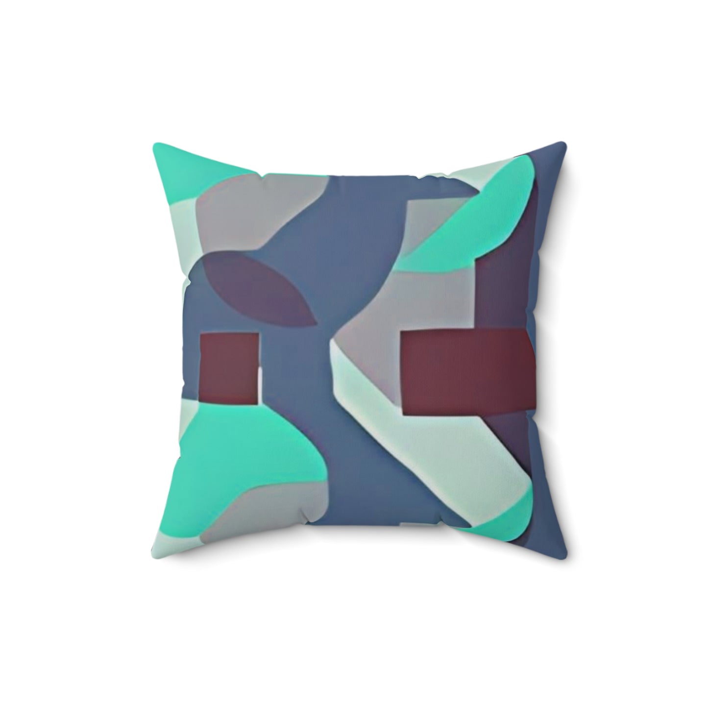 Kaleidoscope Reimagined Abstract Art Deco Throw Pillow | Colorful Eclectic Maximalist Cushion