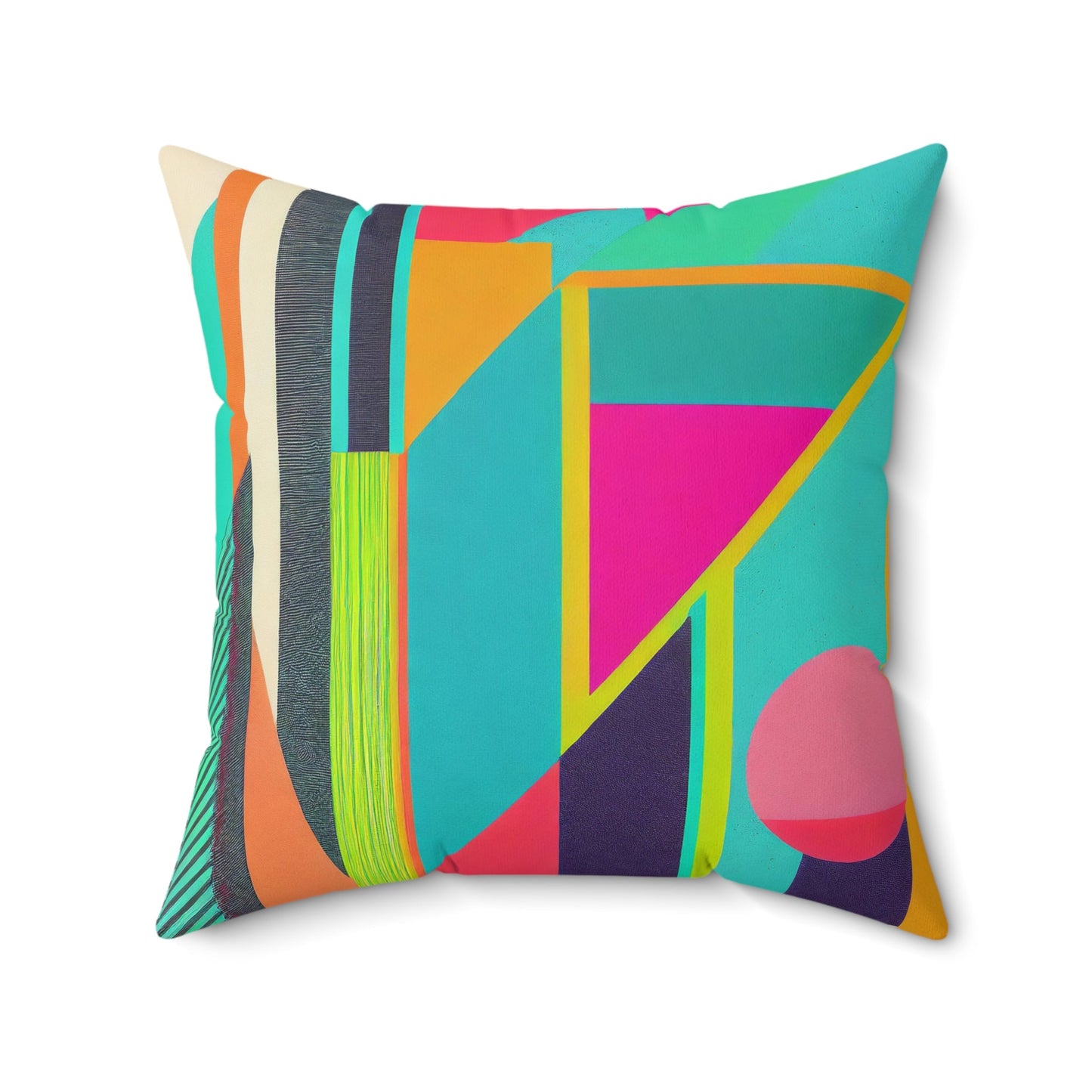 Abstract Pop Art Deco Colorful Square Pillows - POP DECO