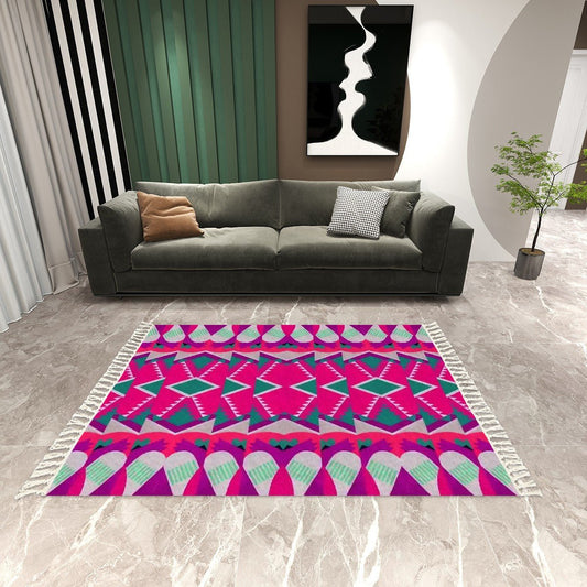 Area Rug with Tassels (8:5) - POP DECO