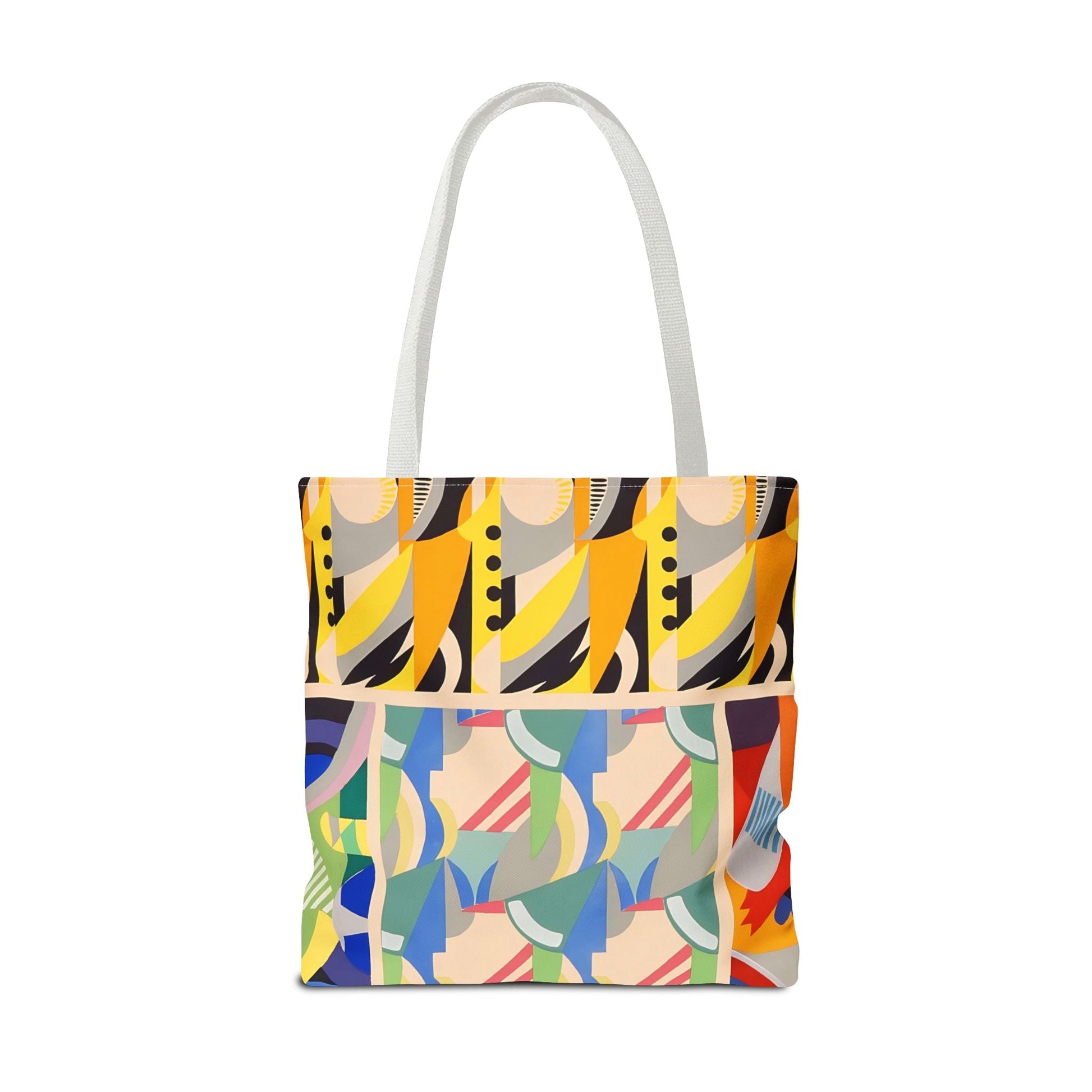 Dopamine Deco Abstract Art Tote Bag | Art Deco Kaleidoscope Colorful Bag - POP DECO