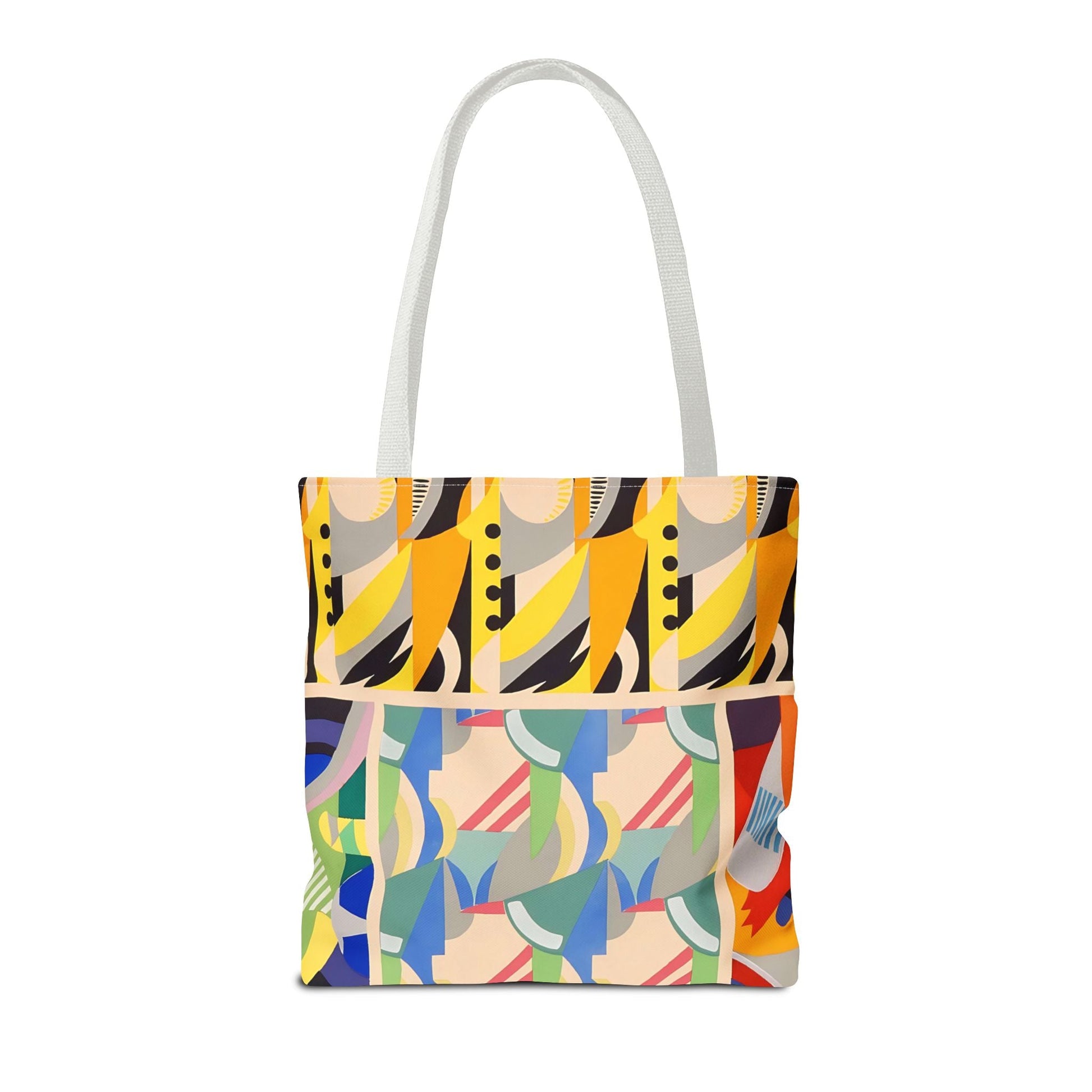 Dopamine Deco Abstract Art Tote Bag | Art Deco Kaleidoscope Colorful Bag - POP DECO