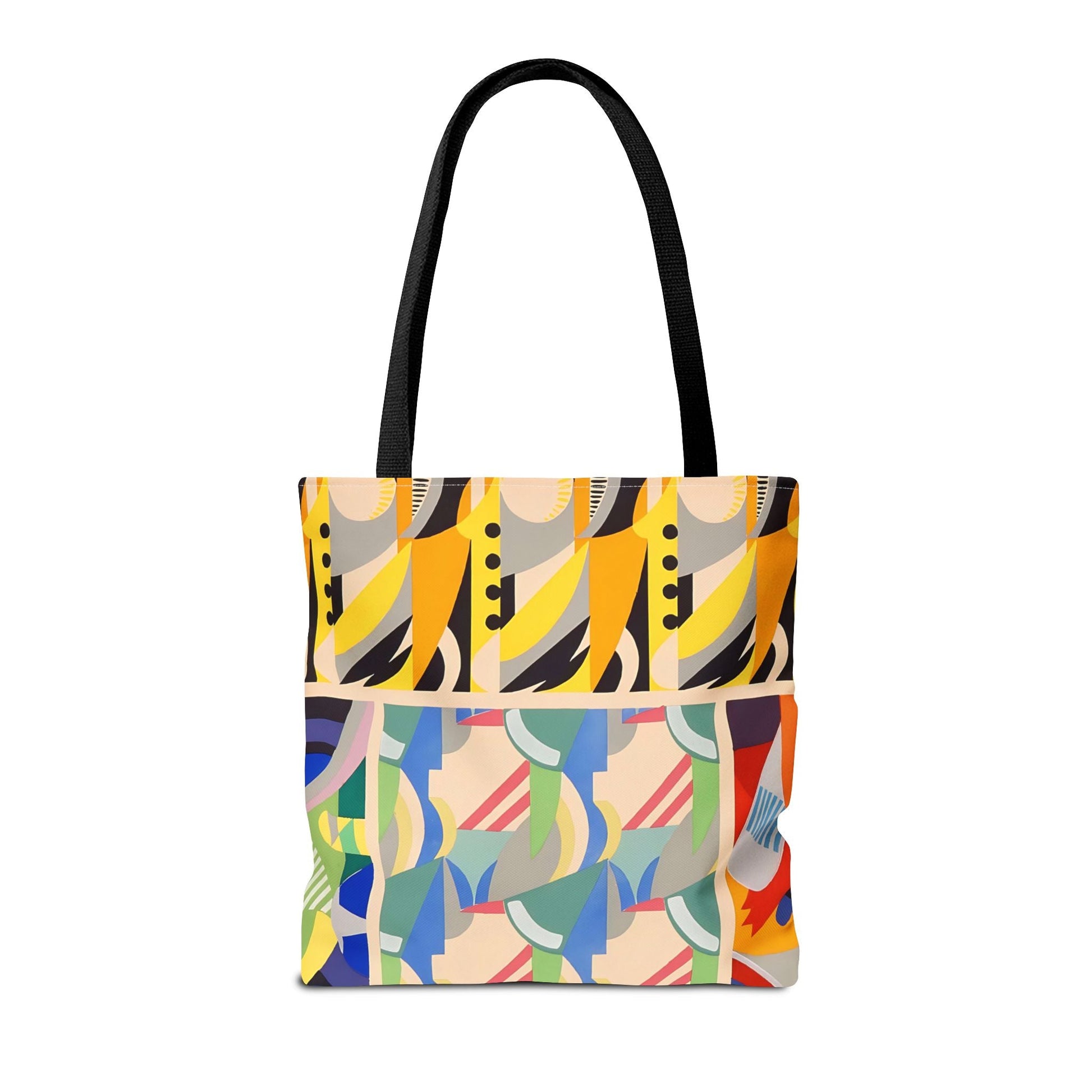 Dopamine Deco Abstract Art Tote Bag | Art Deco Kaleidoscope Colorful Bag - POP DECO