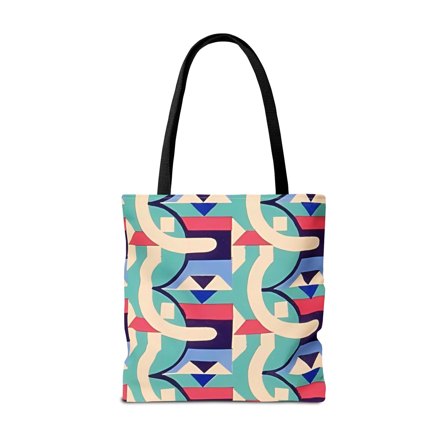 Dopamine Deco Abstract Art Tote Bag | Art Deco Kaleidoscope Colorful Eclectic Totes - POP DECO