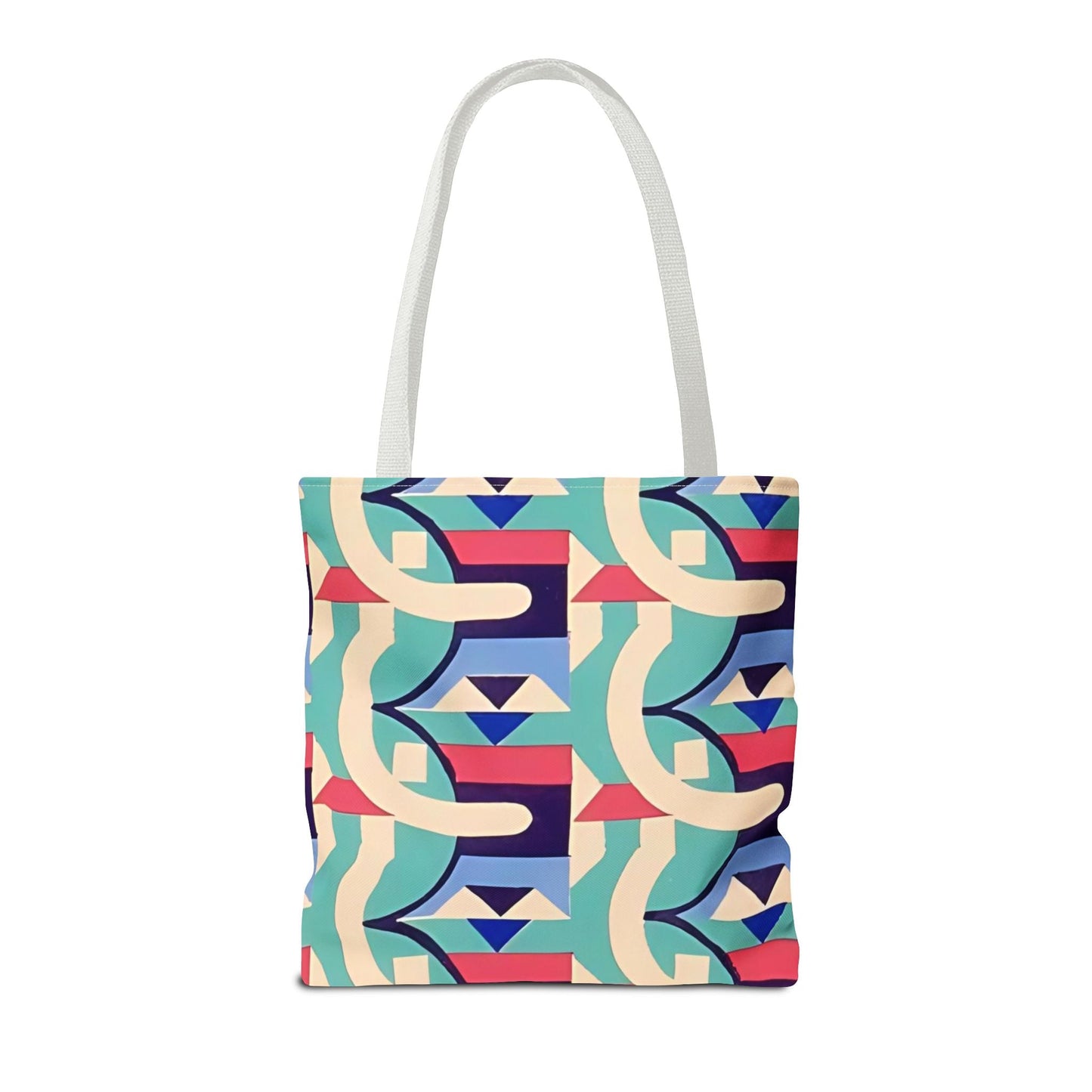 Dopamine Deco Abstract Art Tote Bag | Art Deco Kaleidoscope Colorful Eclectic Totes - POP DECO