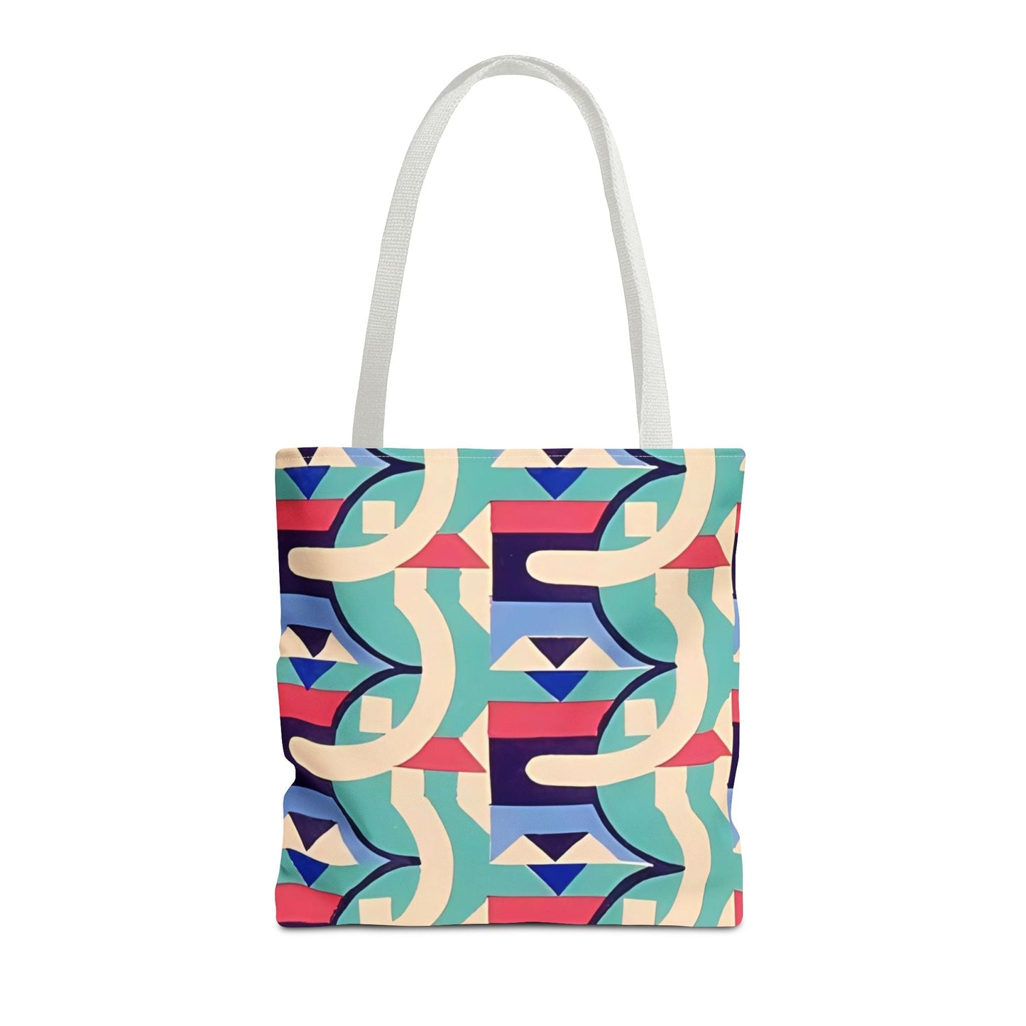 Dopamine Deco Abstract Art Tote Bag | Art Deco Kaleidoscope Colorful Eclectic Totes - POP DECO