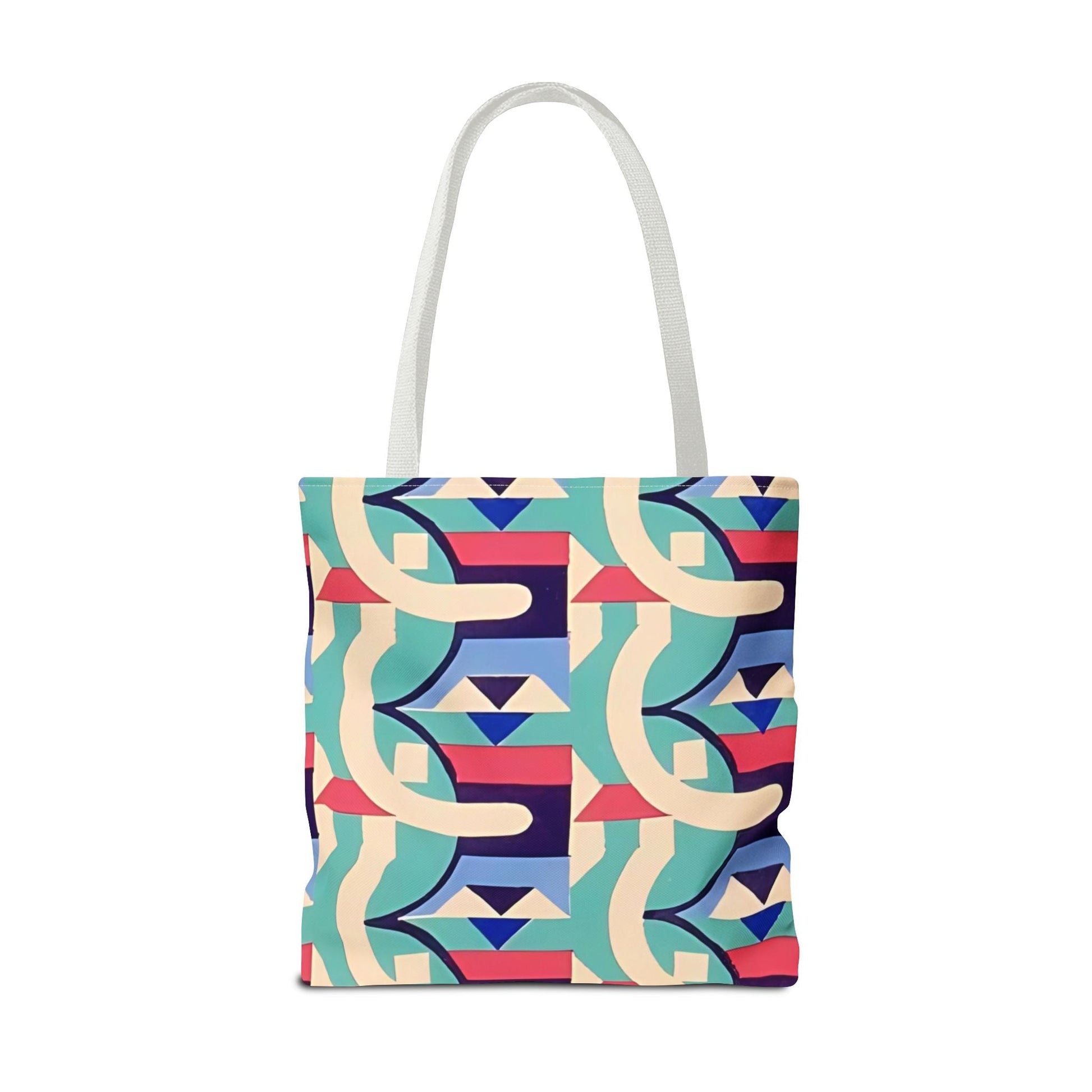 Dopamine Deco Abstract Art Tote Bag | Art Deco Kaleidoscope Colorful Eclectic Totes - POP DECO