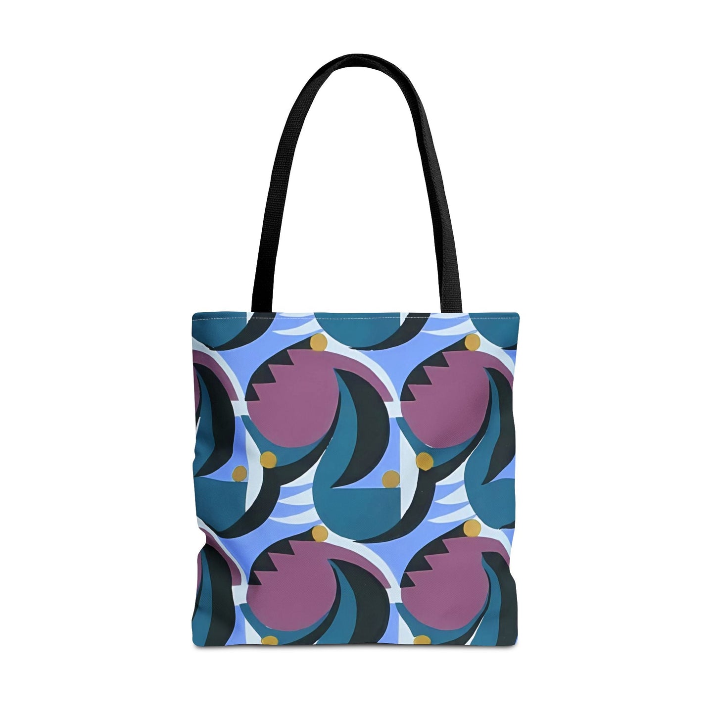 Dopamine Deco Abstract Art Tote Bag | Art Deco Kaleidoscope Colorful Neutrals Totes - POP DECO