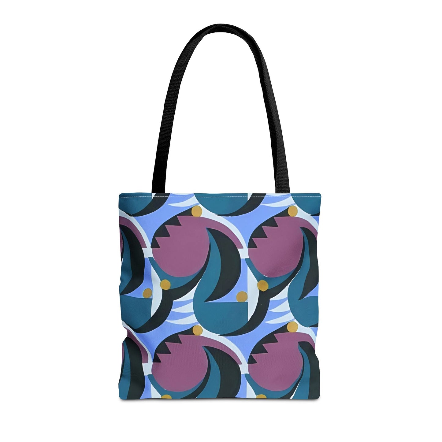 Dopamine Deco Abstract Art Tote Bag | Art Deco Kaleidoscope Colorful Neutrals Totes - POP DECO