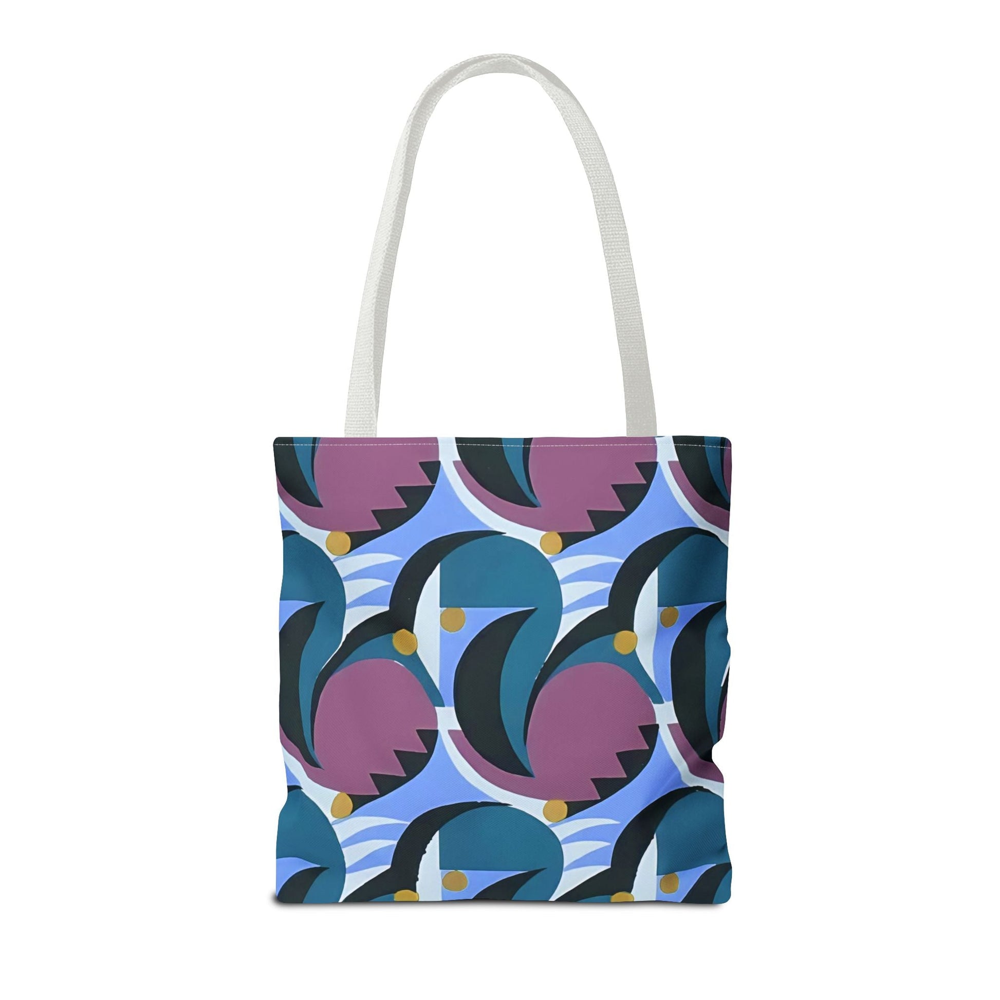 Dopamine Deco Abstract Art Tote Bag | Art Deco Kaleidoscope Colorful Neutrals Totes - POP DECO