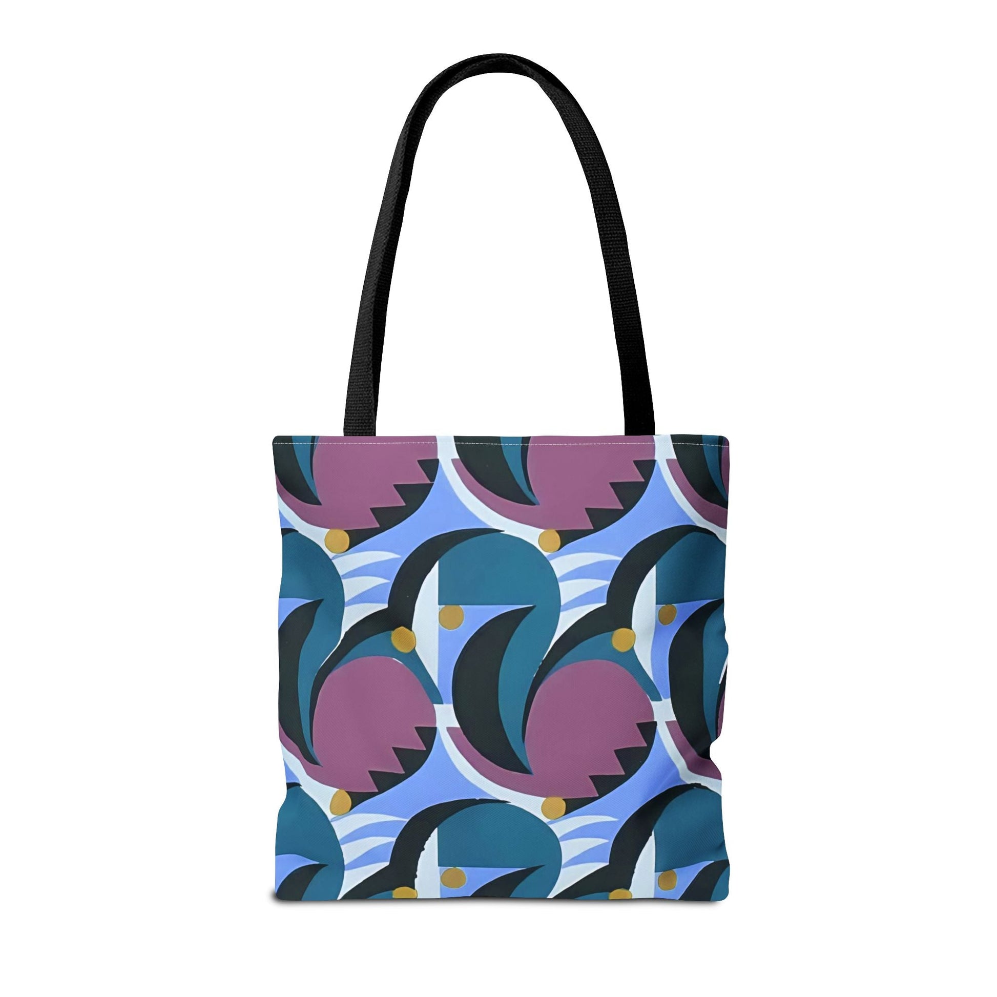 Dopamine Deco Abstract Art Tote Bag | Art Deco Kaleidoscope Colorful Neutrals Totes - POP DECO