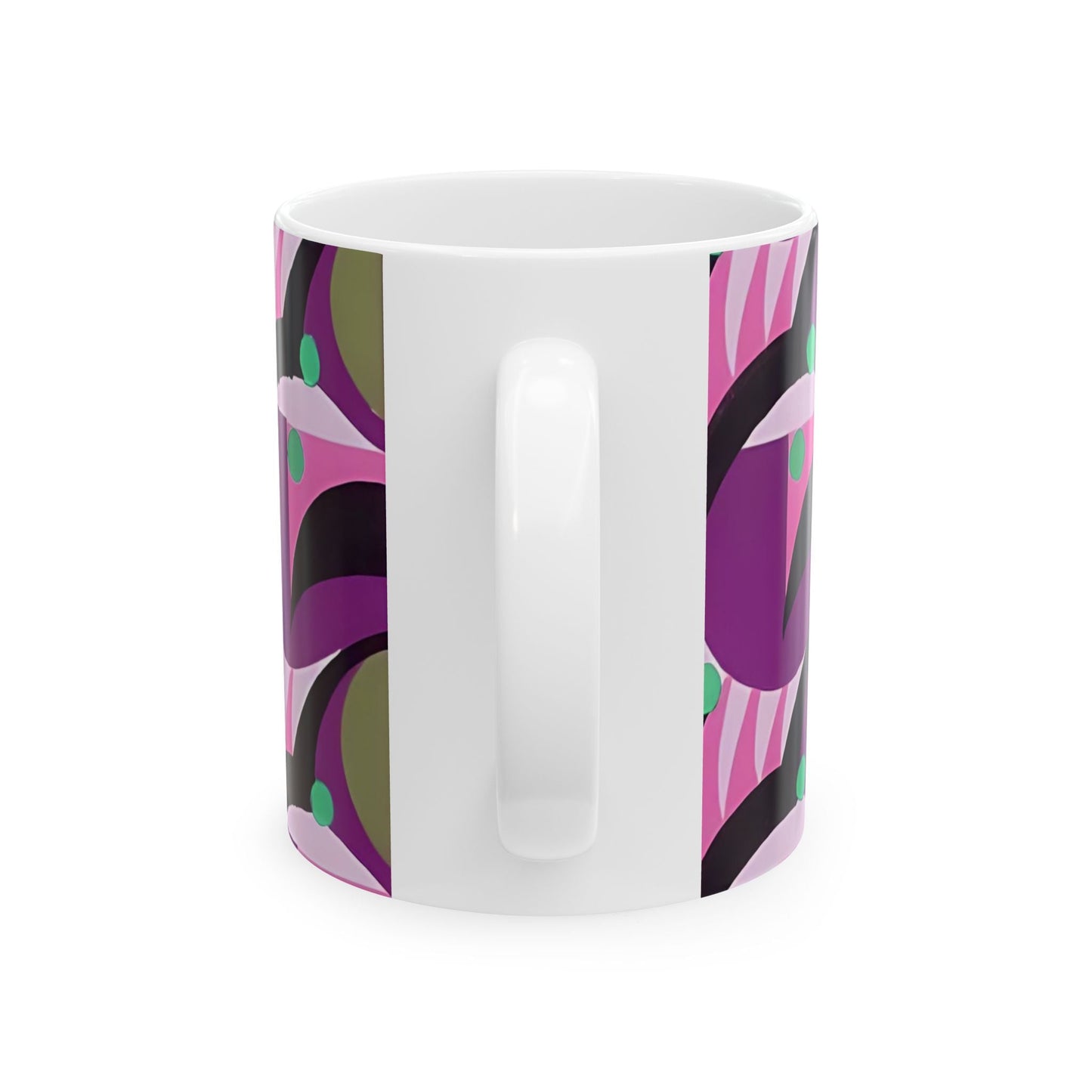 Dopamine Deco Coffee Mug | Abstract Art Deco Colorful Neutrals Ceramic Mug (11oz, 15oz) - POP DECO