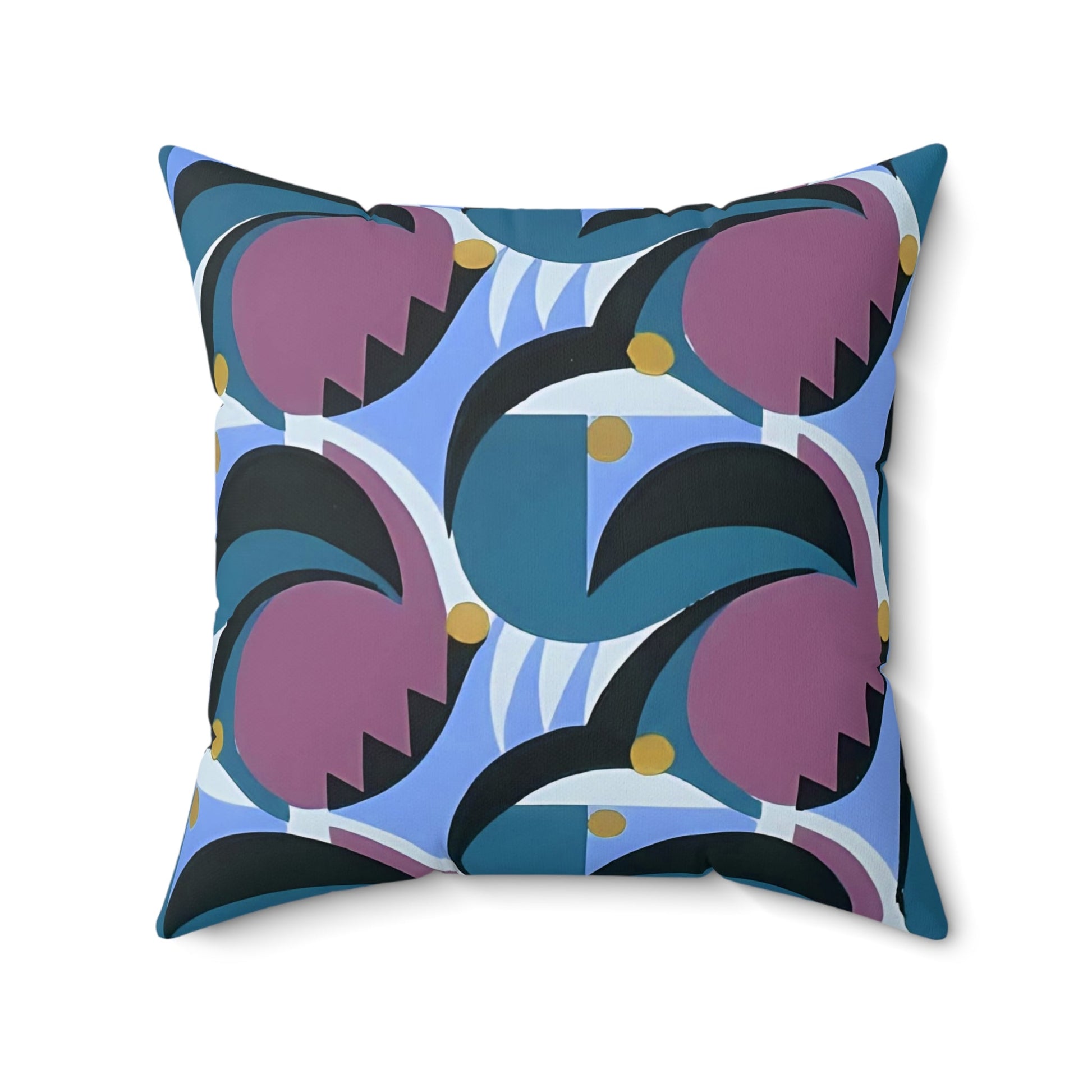 Dopamine Deco Cushion | Abstract Art Deco Kaleidoscope Colorful Neutrals Throw Pillow - POP DECO