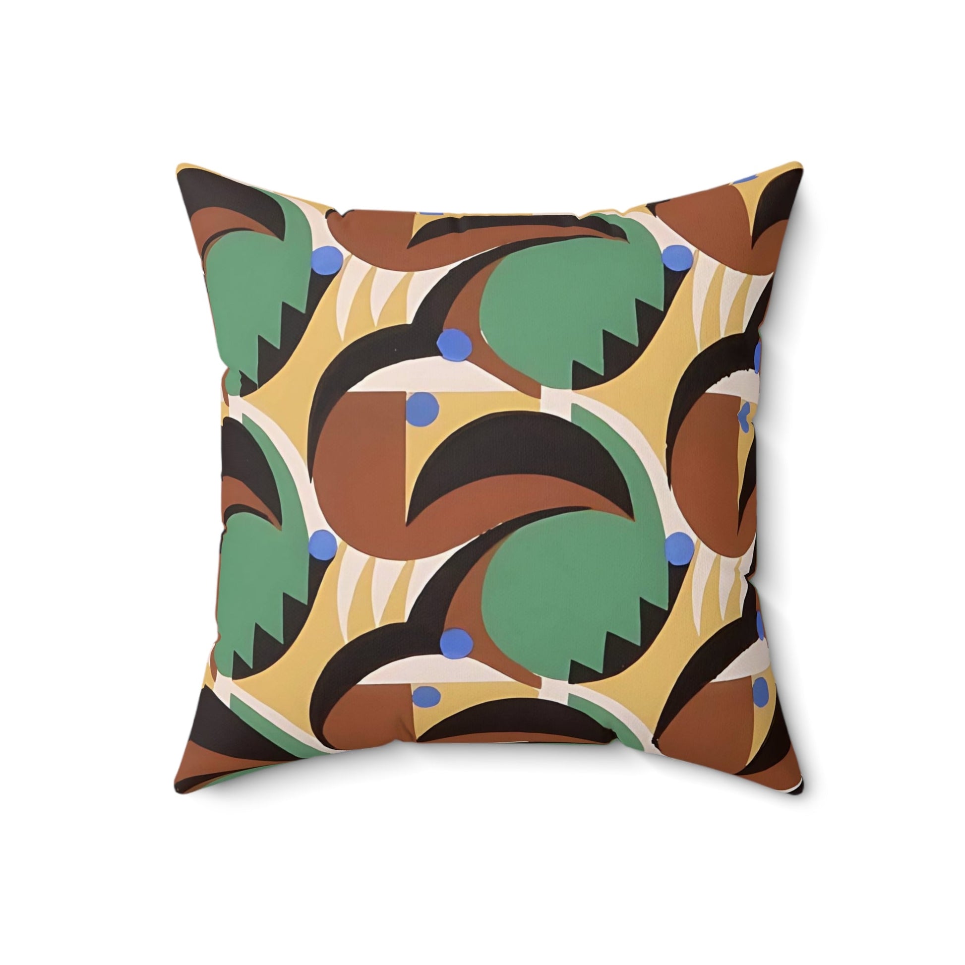 Dopamine Deco Cushion | Abstract Art Deco Kaleidoscope Colorful Neutrals Throw Pillows - POP DECO