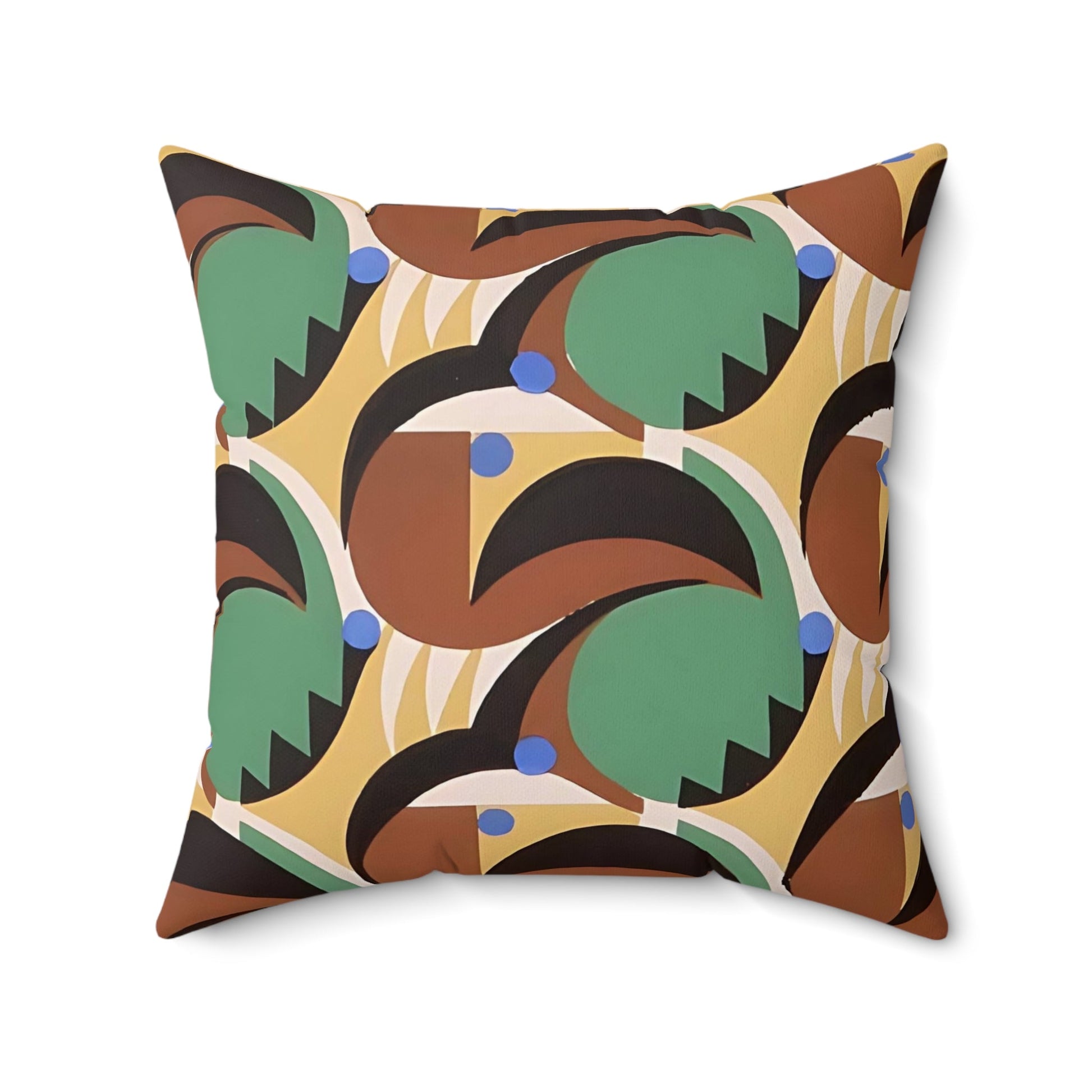 Dopamine Deco Cushion | Abstract Art Deco Kaleidoscope Colorful Neutrals Throw Pillows - POP DECO