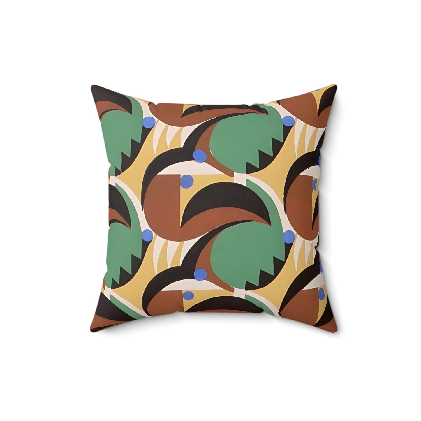 Dopamine Deco Cushion | Abstract Art Deco Kaleidoscope Colorful Neutrals Throw Pillows - POP DECO