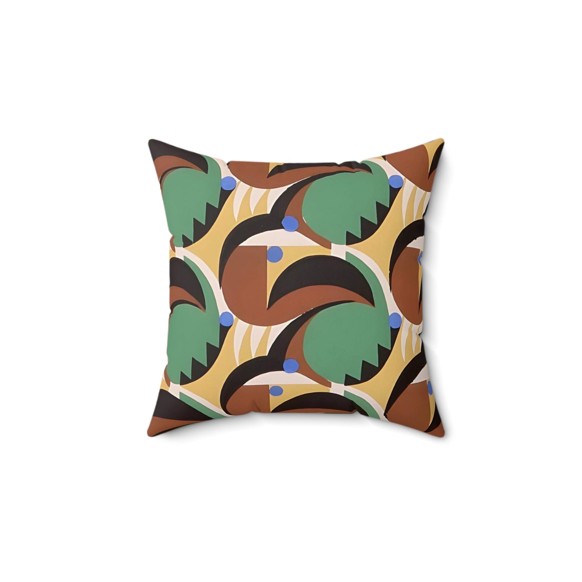 Dopamine Deco Cushion | Abstract Art Deco Kaleidoscope Colorful Neutrals Throw Pillows - POP DECO