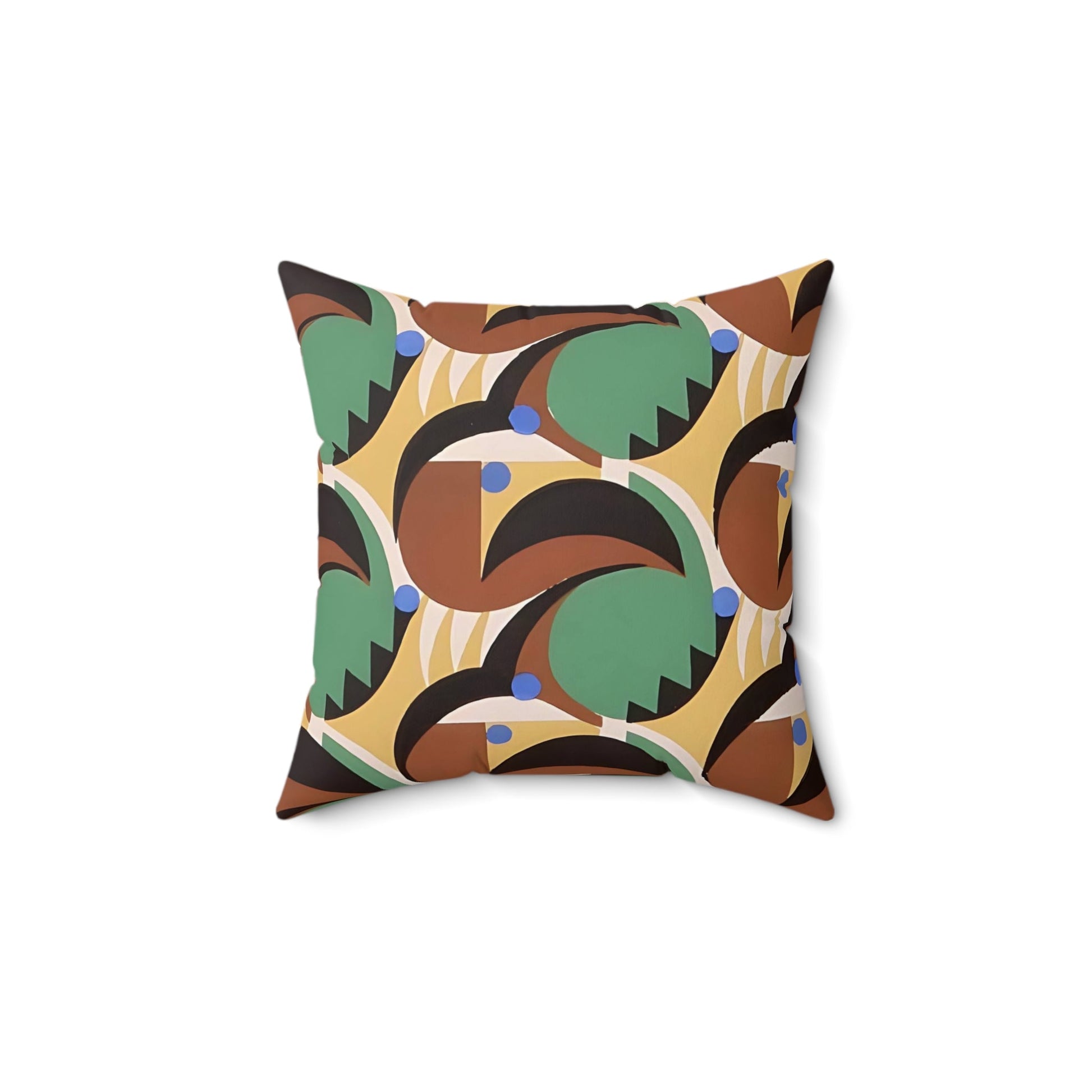 Dopamine Deco Cushion | Abstract Art Deco Kaleidoscope Colorful Neutrals Throw Pillows - POP DECO